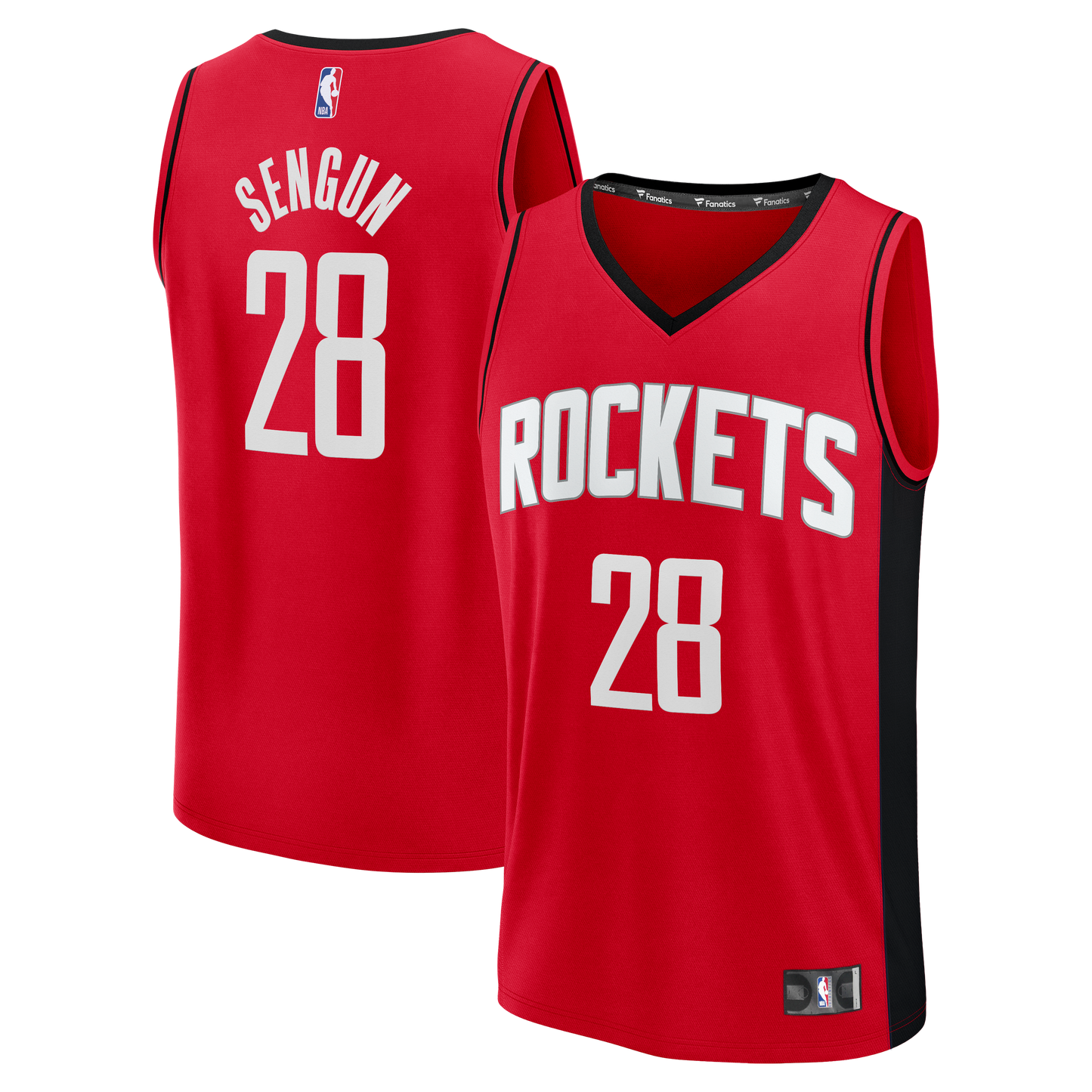 Men's Houston Rockets Alperen Şengün Fanatics Red Fast Break Replica Jersey - Icon Edition