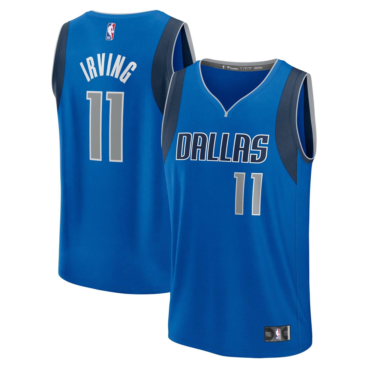 Youth Dallas Mavericks Kyrie Irving Fanatics Blue Fast Break Replica Player Jersey - Icon Edition