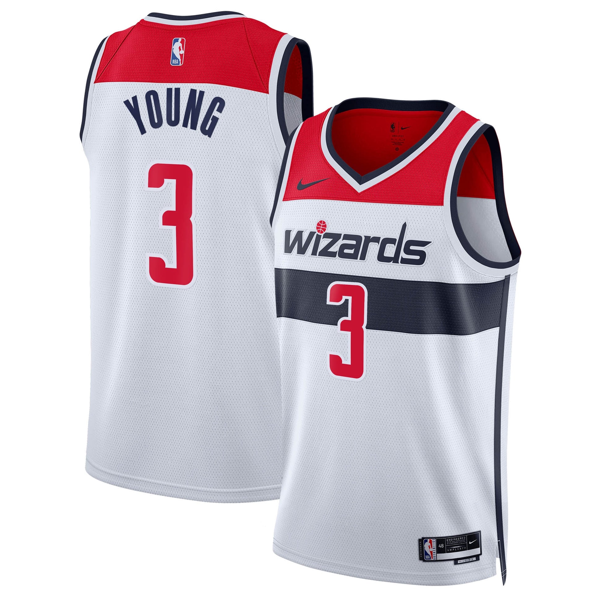 Unisex Washington Wizards Trae Young Nike White Swingman Jersey - Association Edition