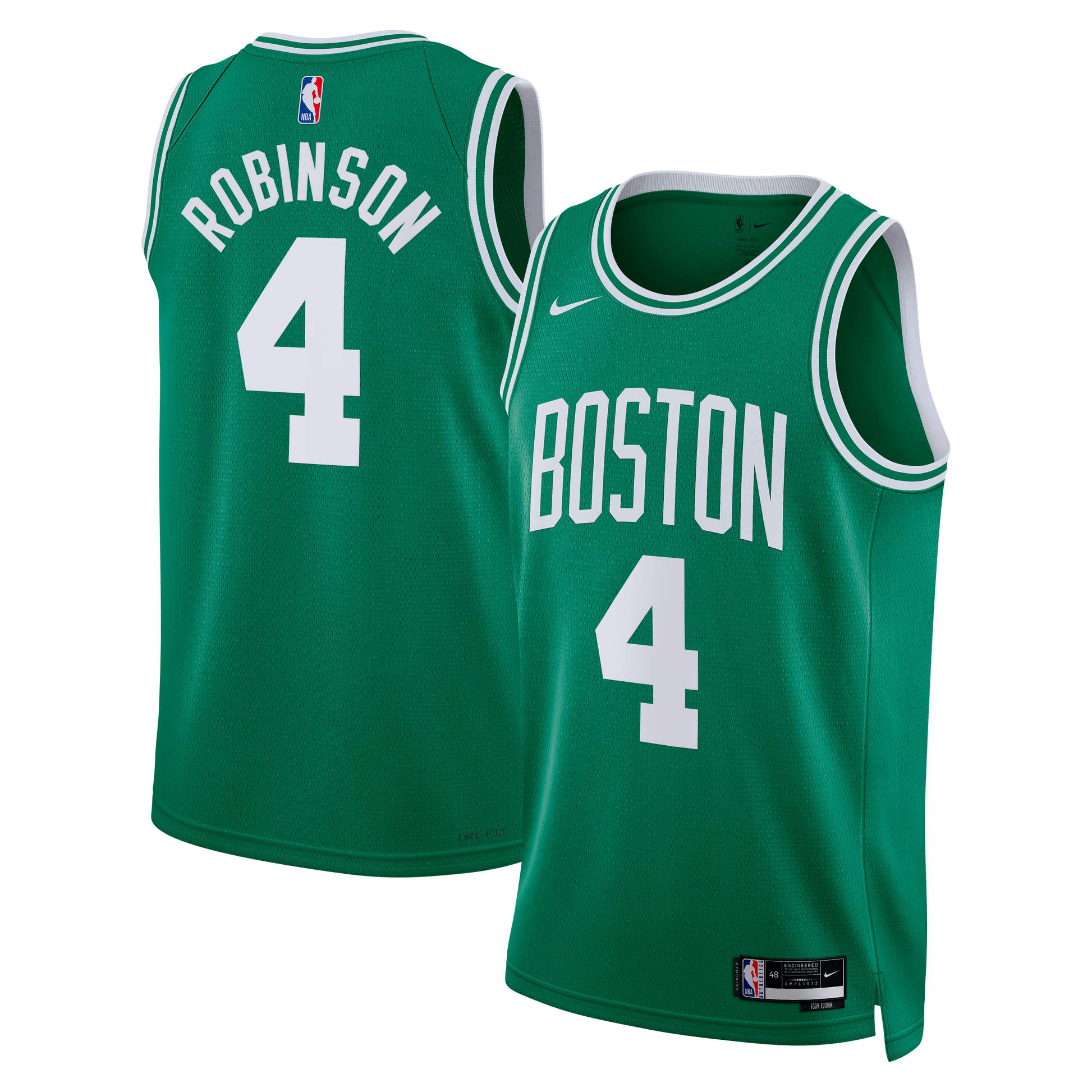 Unisex Boston Celtics Mitchell Robinson Nike Kelly Green Swingman Jersey - Icon Edition