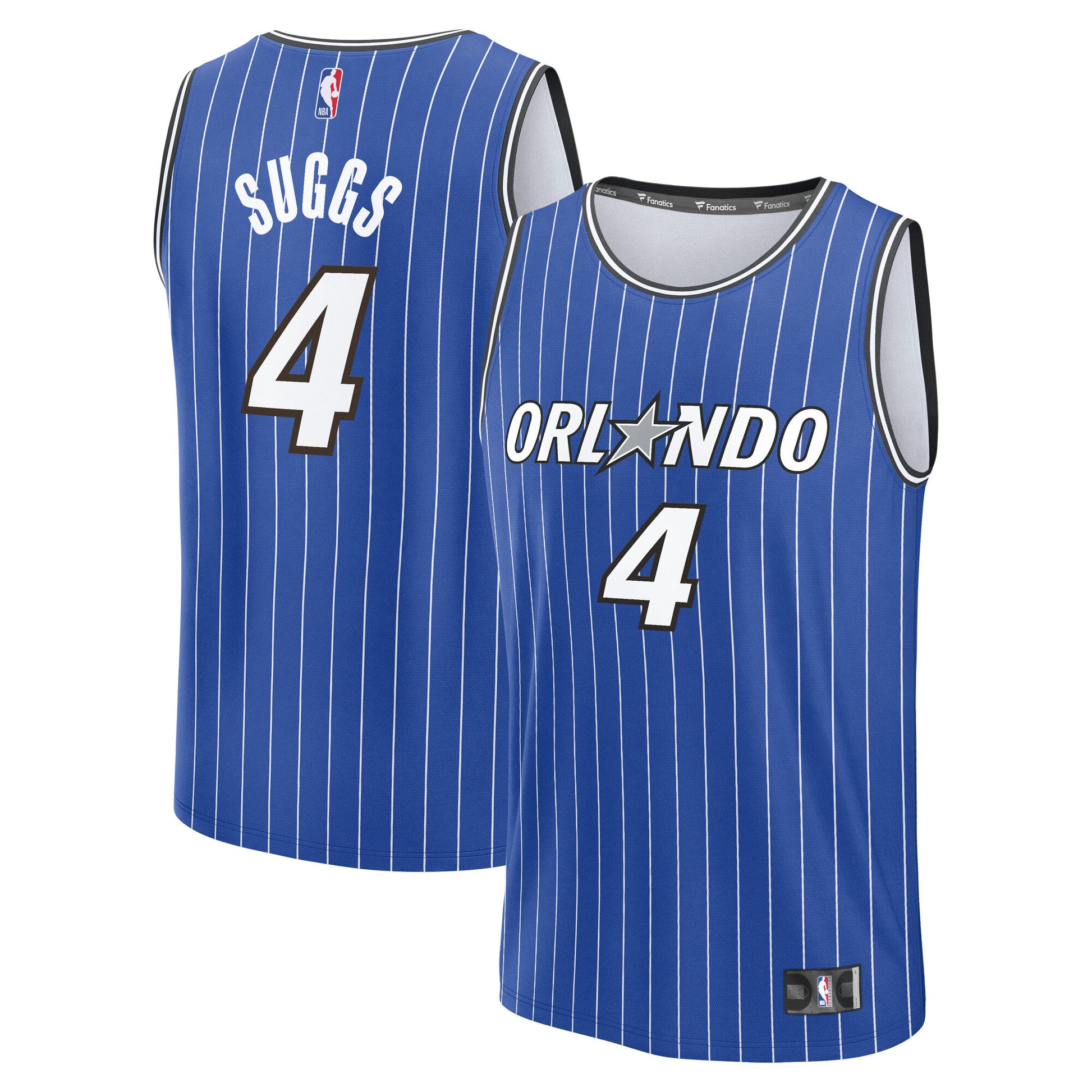 Men's Orlando Magic Jalen Suggs Fanatics Blue Fast Break Jersey - Icon Edition