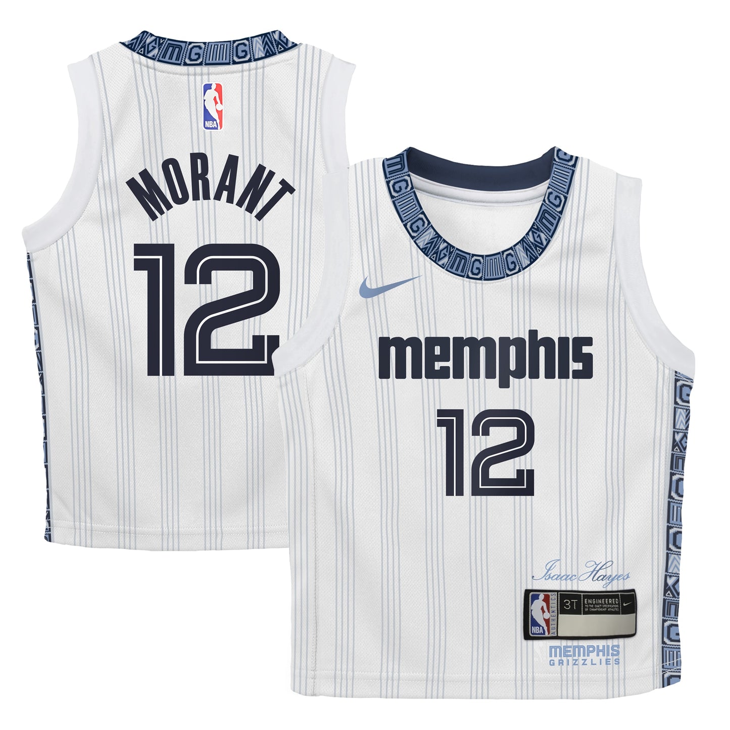 Infant Memphis Grizzlies Ja Morant Nike White 2025/26 City Edition Swingman Jersey