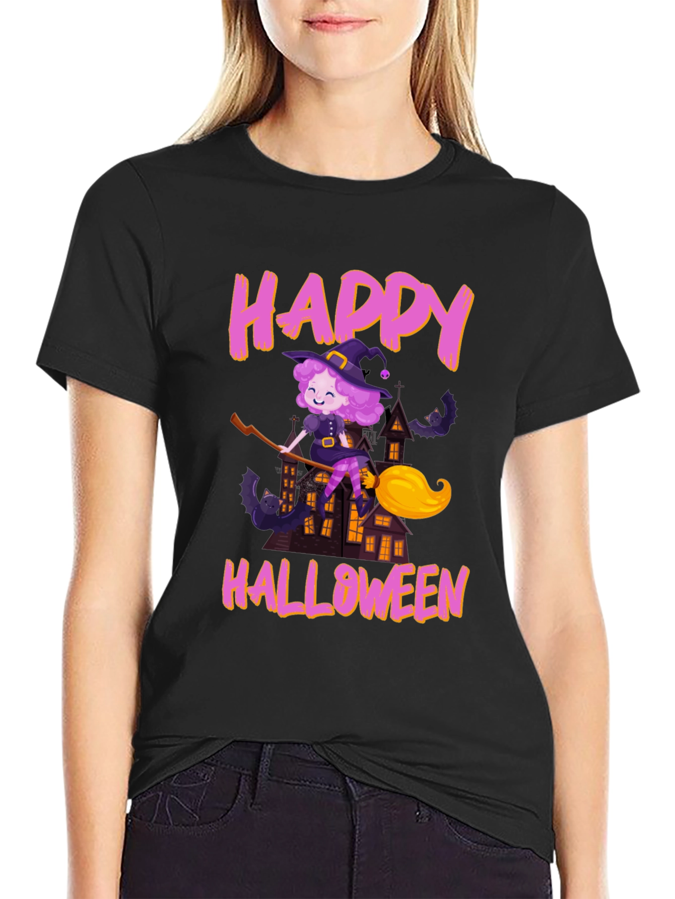 Happy Halloween Witch T-Shirt