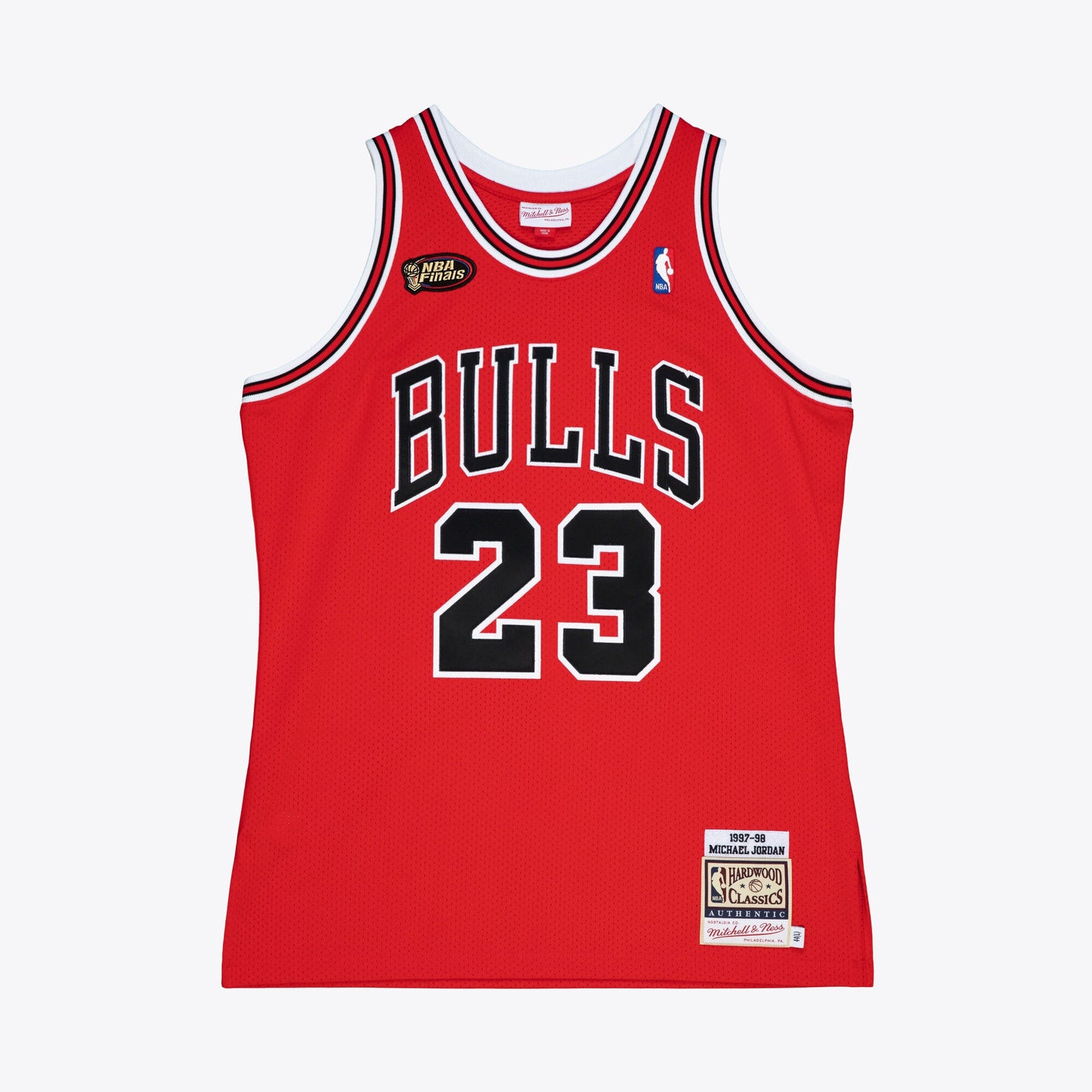 Men's Chicago Bulls Michael Jordan Mitchell & Ness Red 1997-98 Authentic Jersey