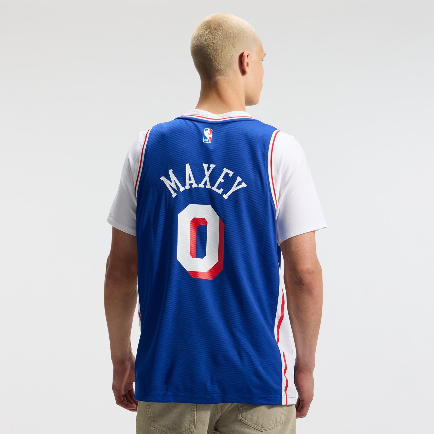 Men's Philadelphia 76ers Tyrese Maxey Fanatics Royal Fast Break Replica Player Jersey - Icon Edition
