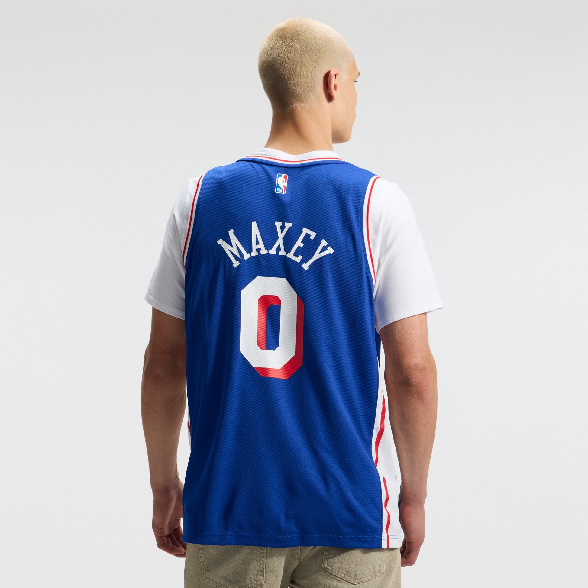 Men's Philadelphia 76ers Tyrese Maxey Fanatics Royal Fast Break Replica Player Jersey - Icon Edition