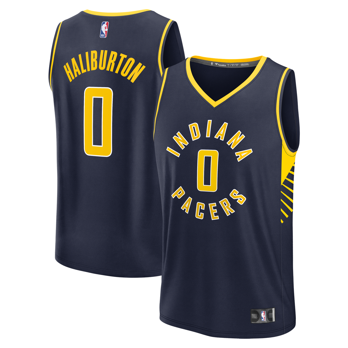 Men's Indiana Pacers Tyrese Haliburton Fanatics Navy Fast Break Replica Jersey - Icon Edition