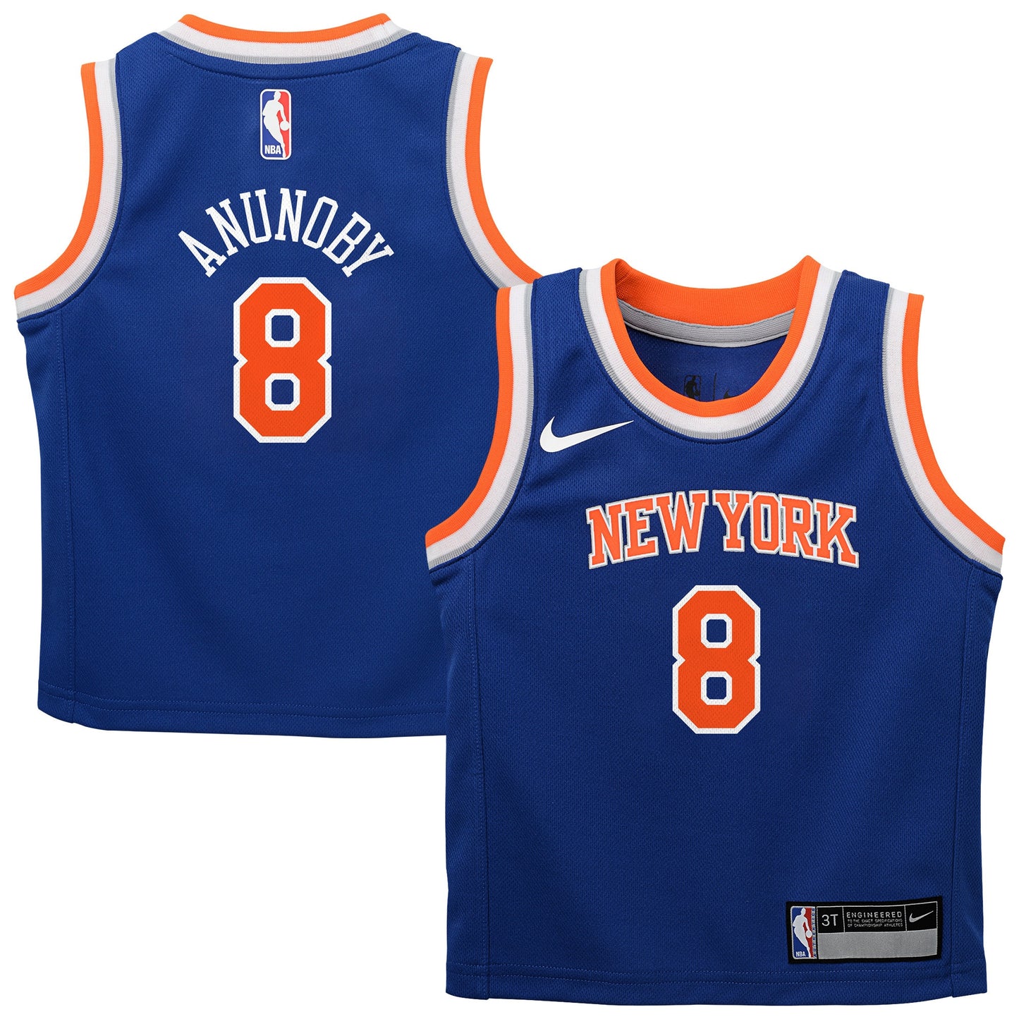 Toddler New York Knicks OG Anunoby Nike Blue Swingman Swingman Jersey - Icon Edition