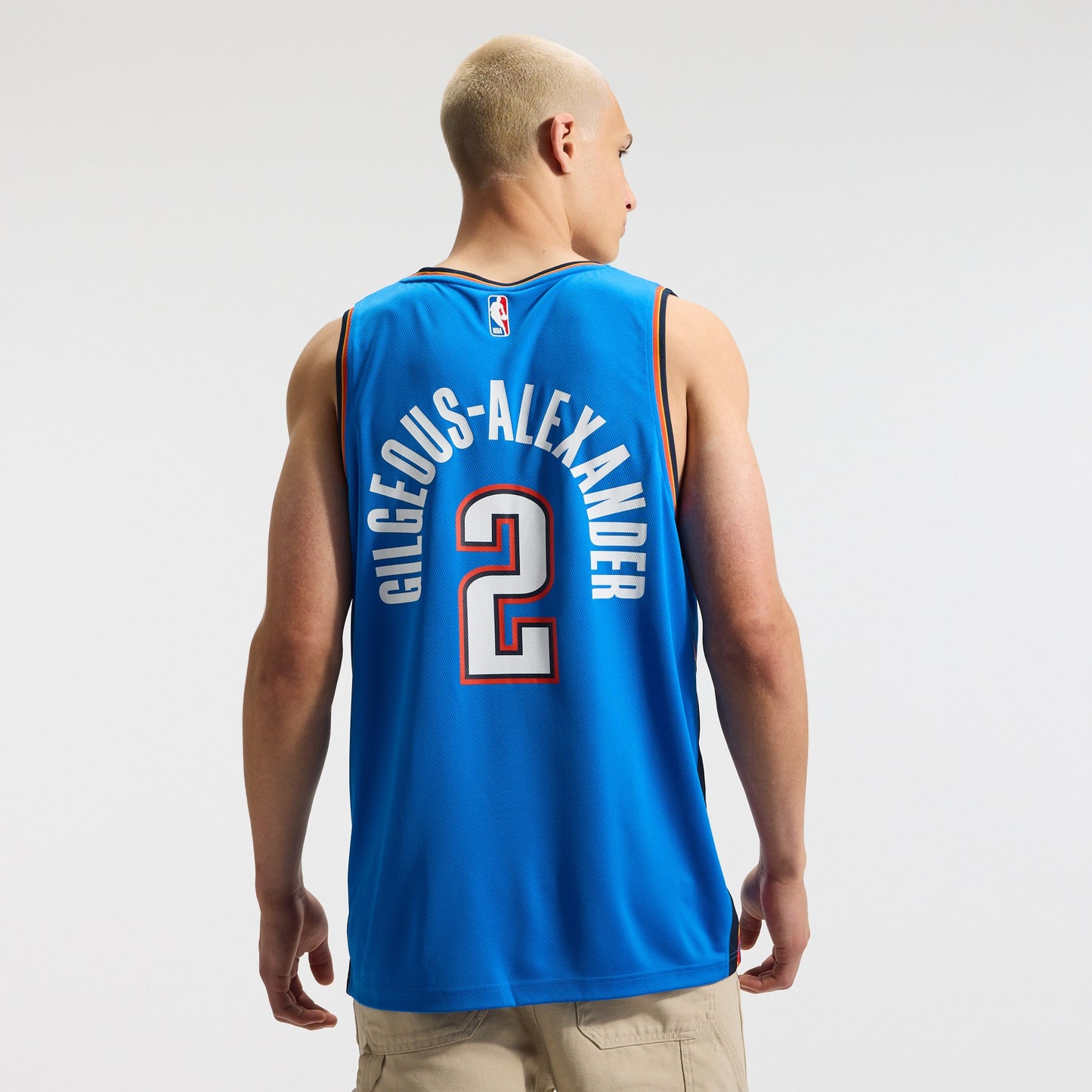 Men's Oklahoma City Thunder Shai Gilgeous-Alexander Fanatics Blue Fast Break Replica Player Jersey - Icon Edition