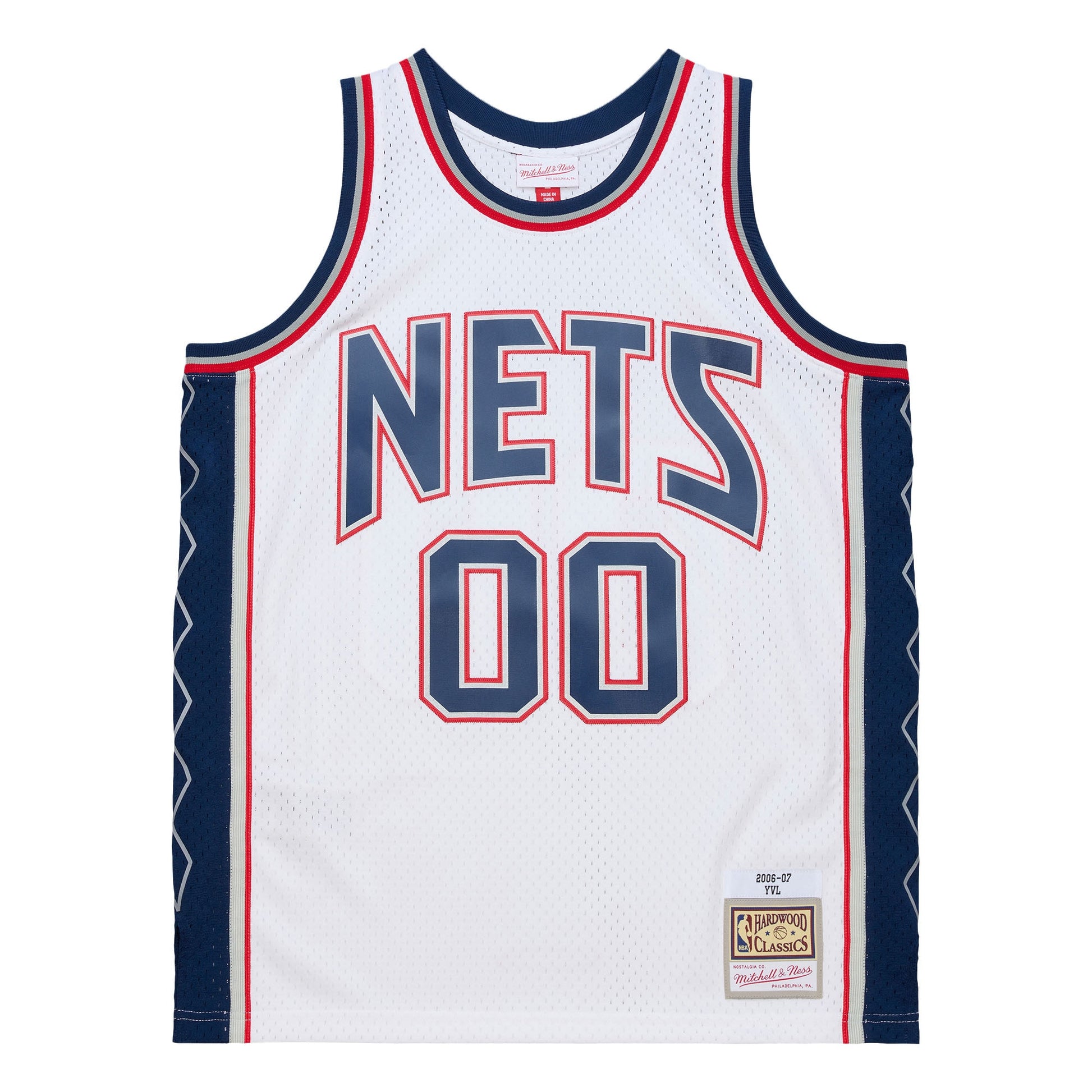 Men's New Jersey Nets Mitchell & Ness x Playboi Carti White 2006-07 Swingman Jersey