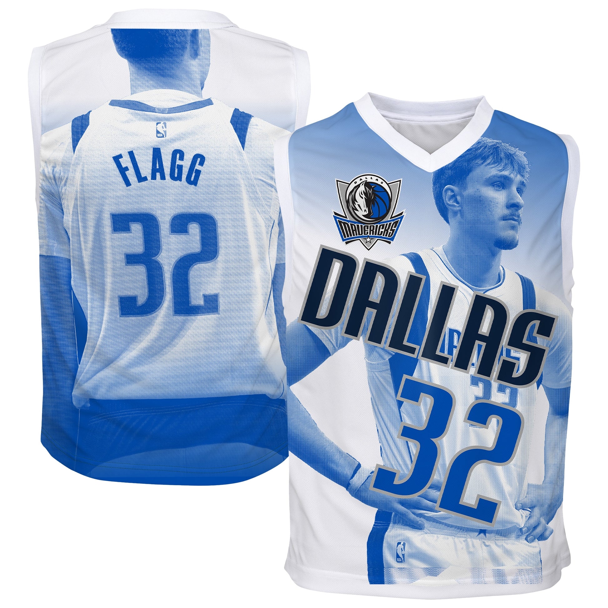 Youth Dallas Mavericks Cooper Flagg Outerstuff Blue Hometown Fashion Jersey