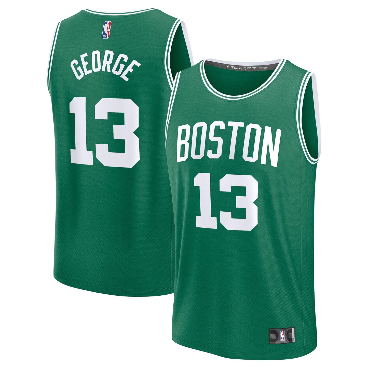 Youth Boston Celtics Paul George Fanatics Kelly Green Fast Break Replica Jersey - Icon Edition