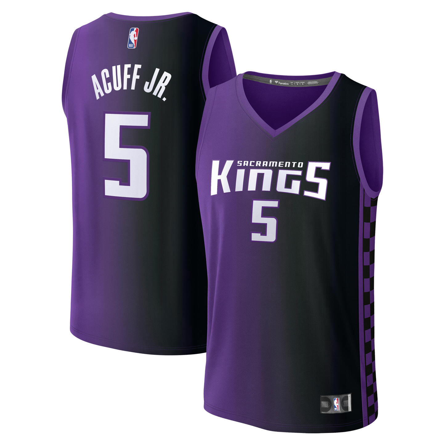 Youth Sacramento Kings Darius Acuff Jr. Fanatics Purple Fast Break Replica Jersey - Statement Edition
