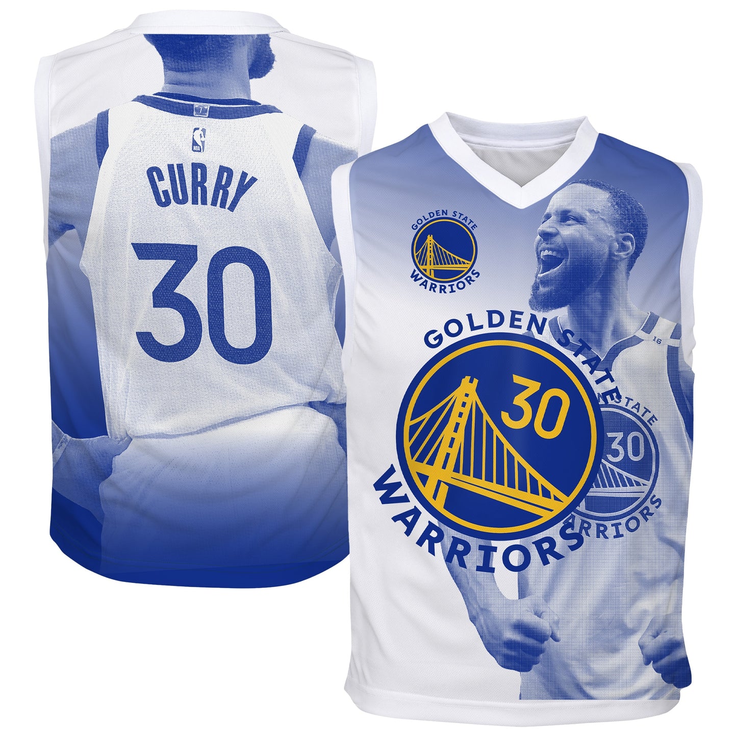 Youth Golden State Warriors Stephen Curry Outerstuff Royal Hometown Fashion Jersey