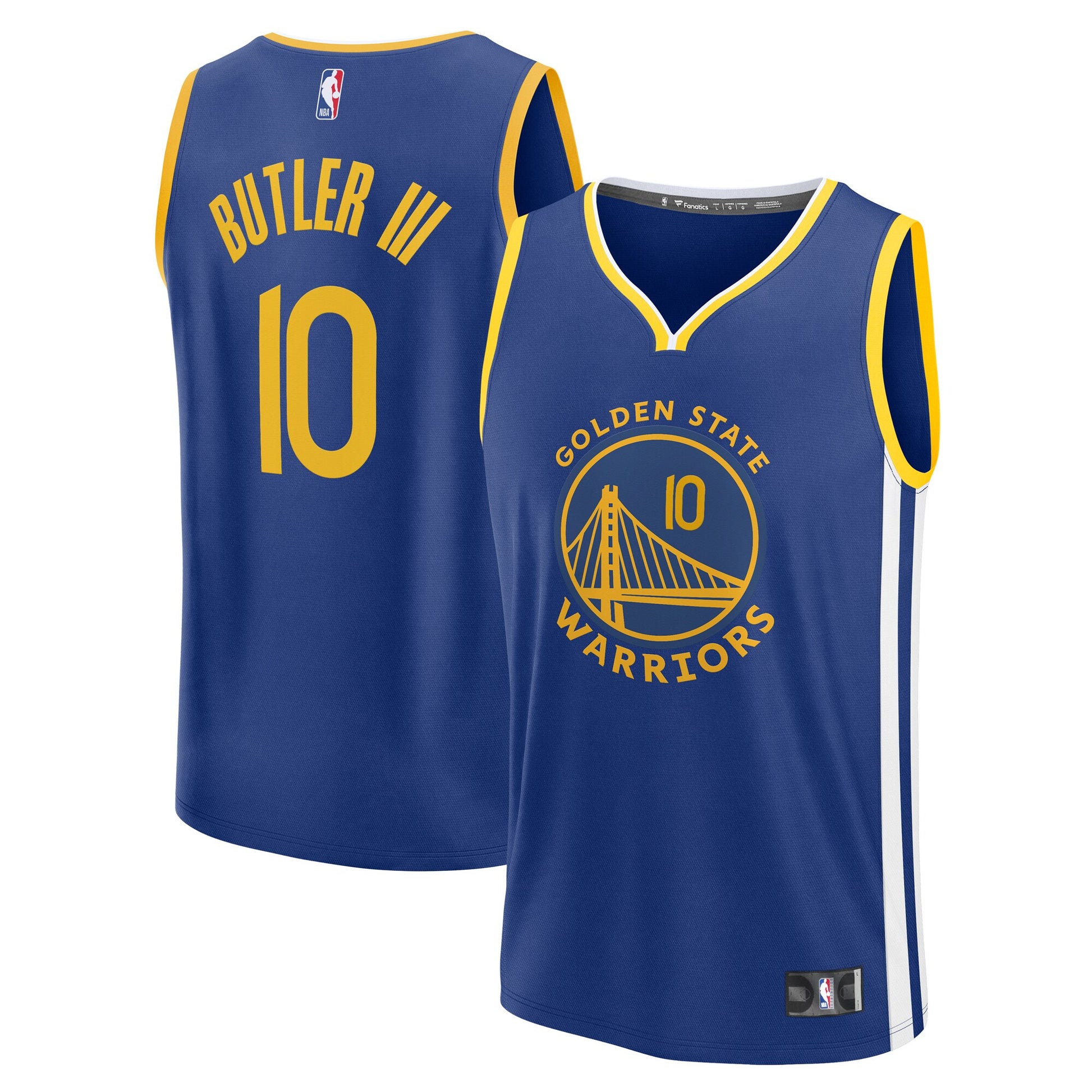 Men's Golden State Warriors Jimmy Butler III Fanatics Royal Fast Break Replica Player Jersey - Icon Edition