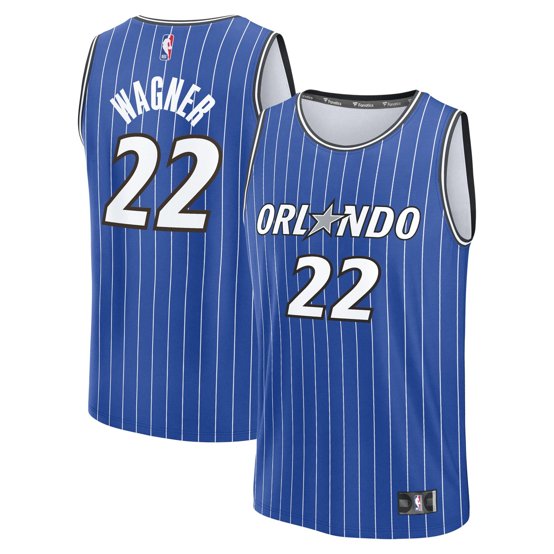 Youth Orlando Magic Franz Wagner Fanatics Blue Fast Break Replica Player Jersey - Icon Edition