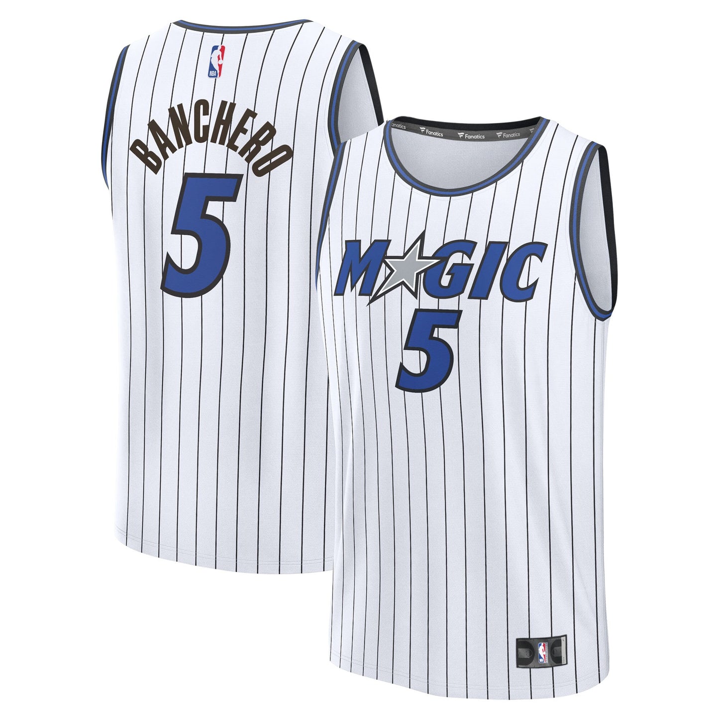 Youth Orlando Magic Paolo Banchero Fanatics White Fast Break Replica Player Jersey - Association Edition