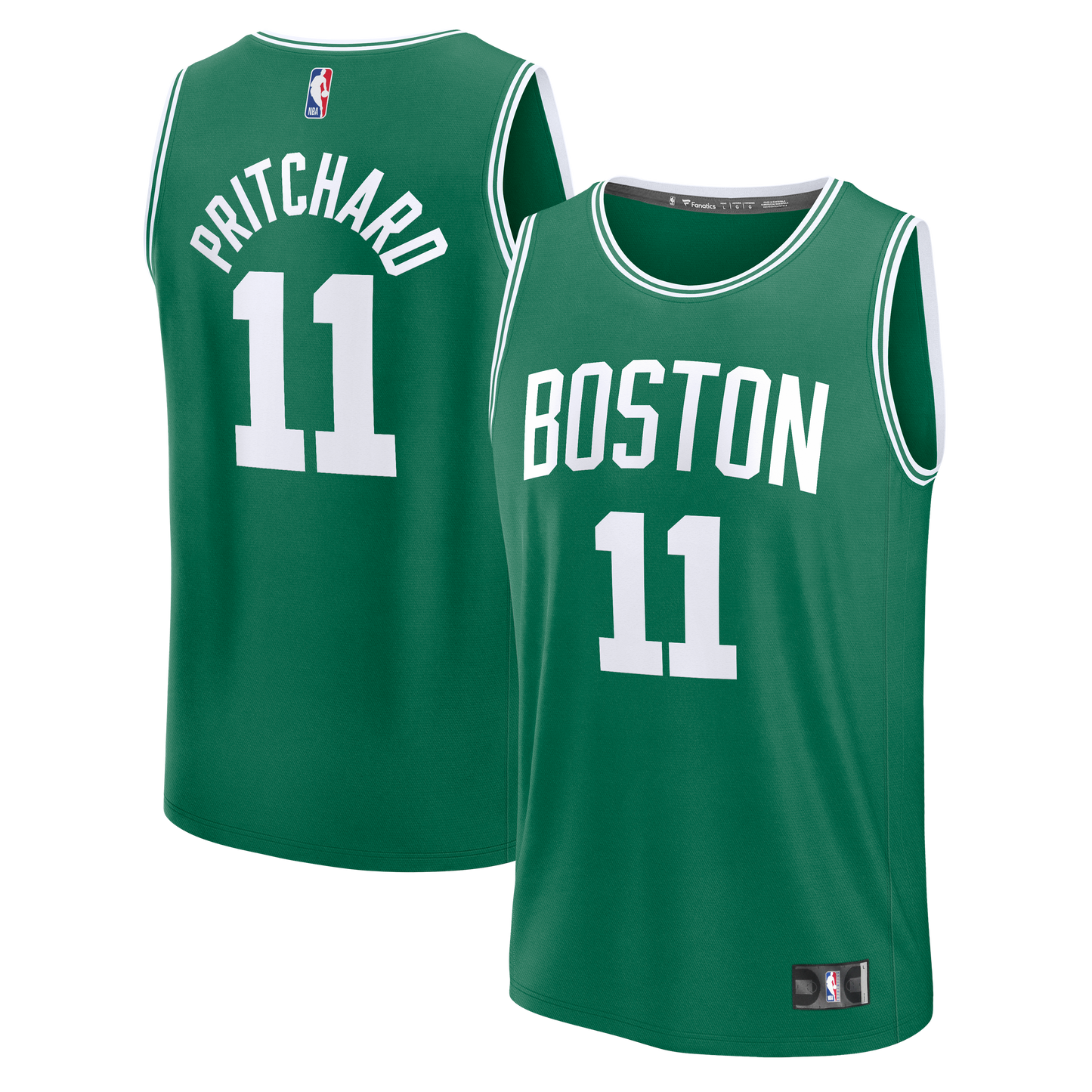 Men's Boston Celtics Payton Pritchard Fanatics Kelly Green Fast Break Replica Jersey - Icon Edition