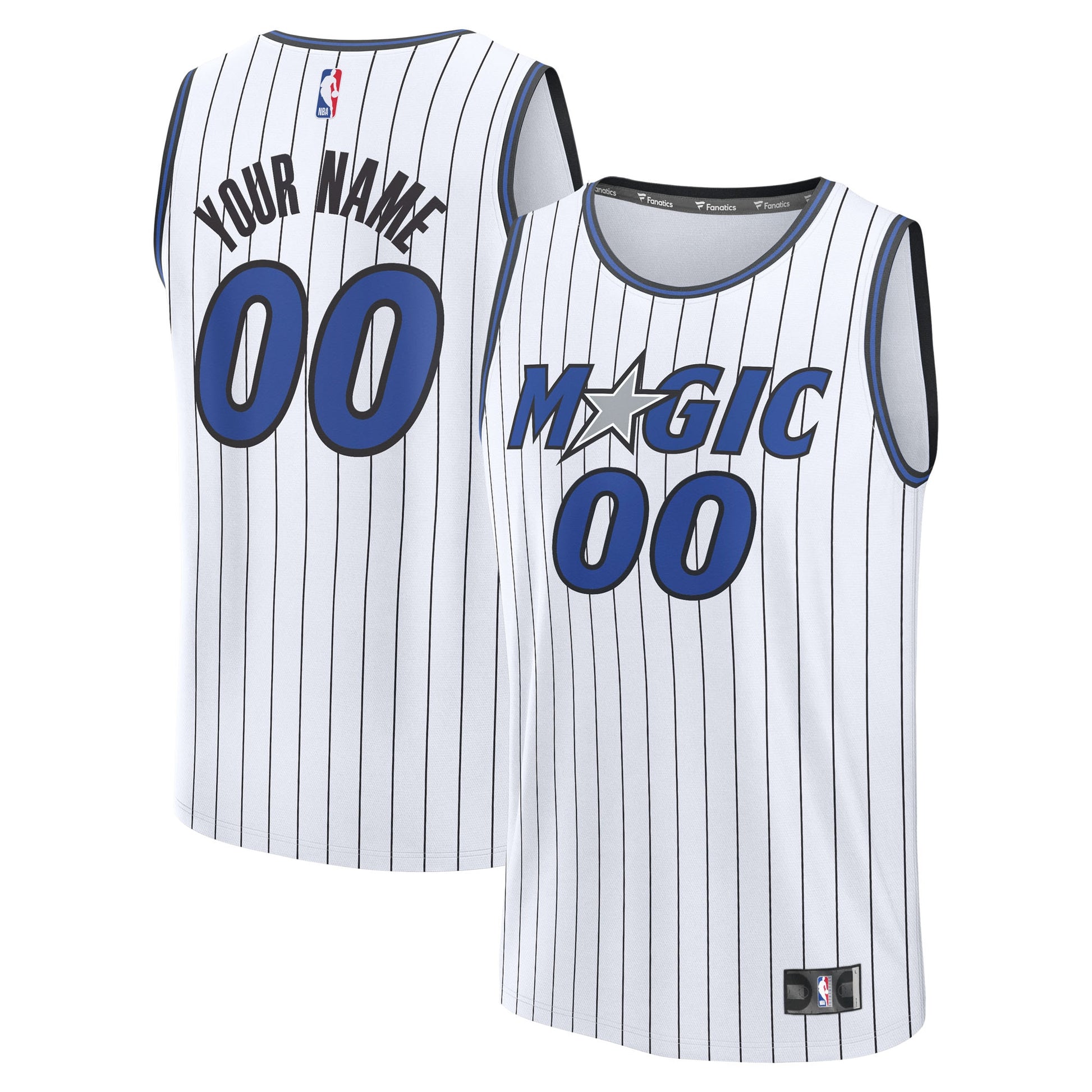 Youth Orlando Magic Fanatics White Fast Break Replica Custom Jersey - Association Edition