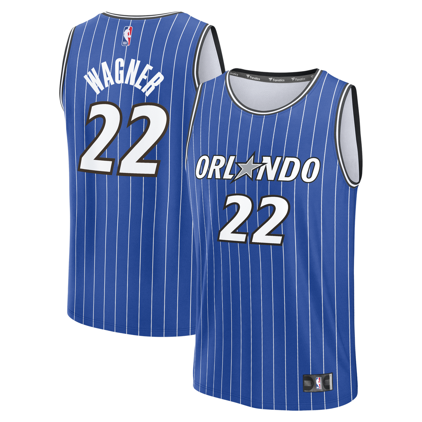 Men's Orlando Magic Franz Wagner Fanatics Blue Fast Break Replica Player Jersey - Icon Edition