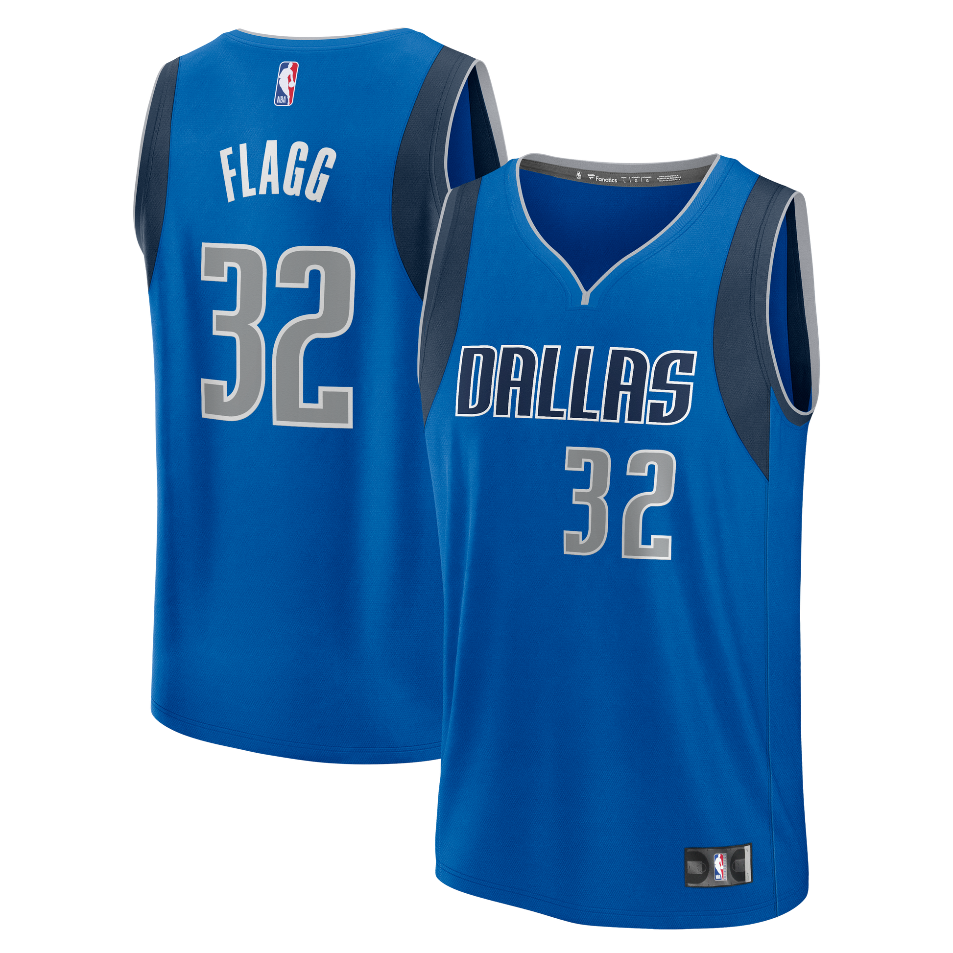 Men's Dallas Mavericks Cooper Flagg Fanatics Blue 2025 NBA Draft First Round Pick Fast Break Replica Jersey - Icon Edition