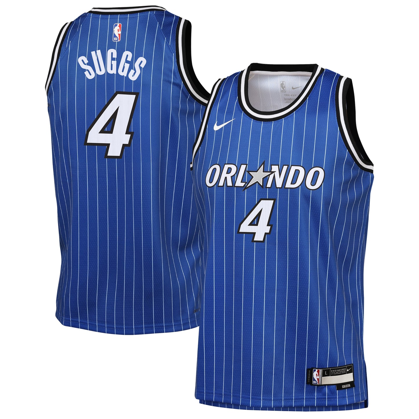 Youth Orlando Magic Jalen Suggs Nike Blue Swingman Jersey - Icon Edition