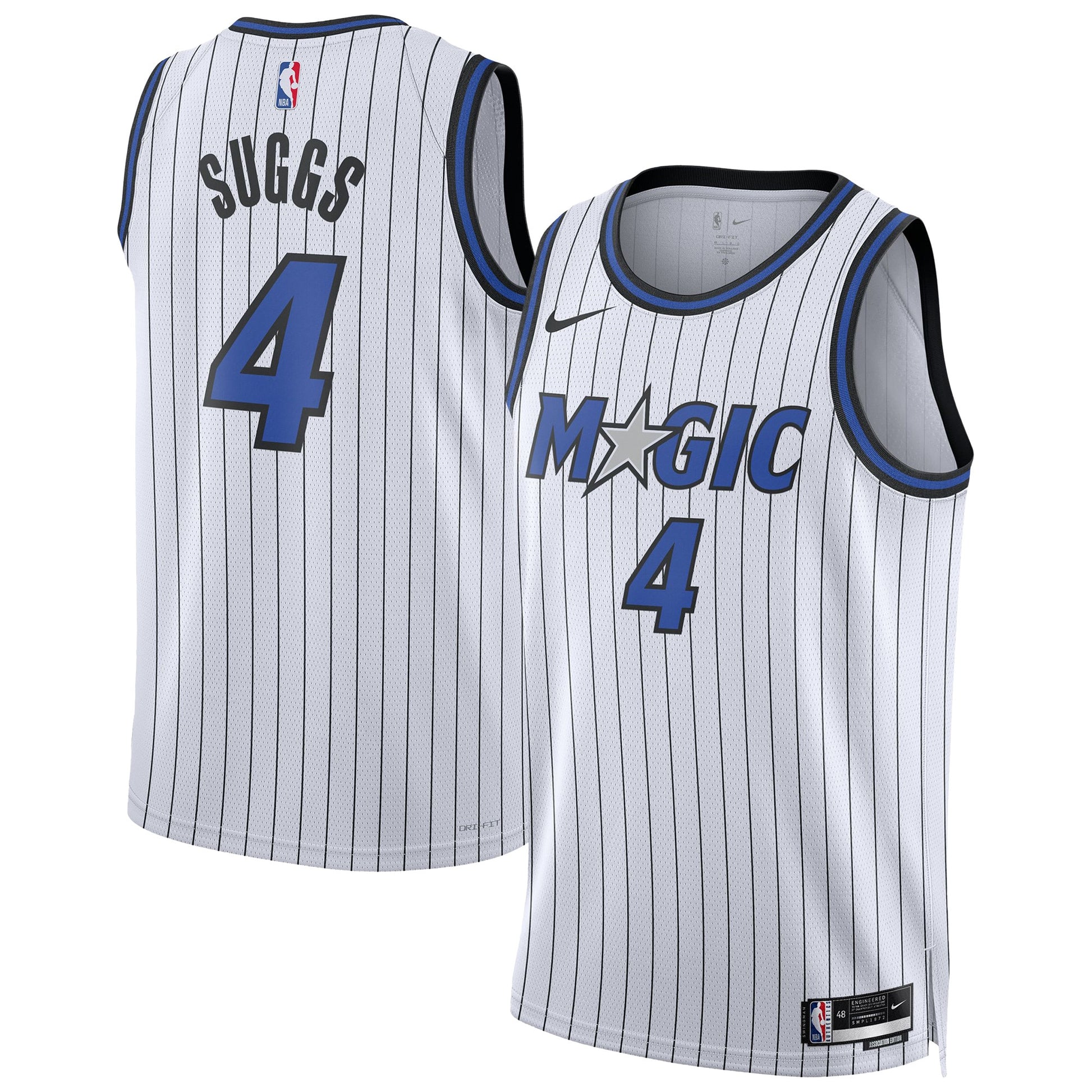Unisex Orlando Magic Jalen Suggs Nike White Swingman Player Jersey - Association Edition