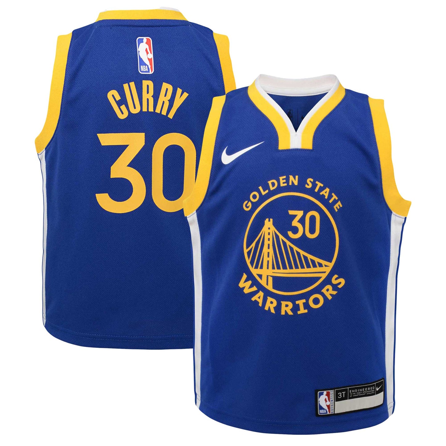 Toddler Golden State Warriors Stephen Curry Nike Royal Swingman Player Jersey - Icon Edition