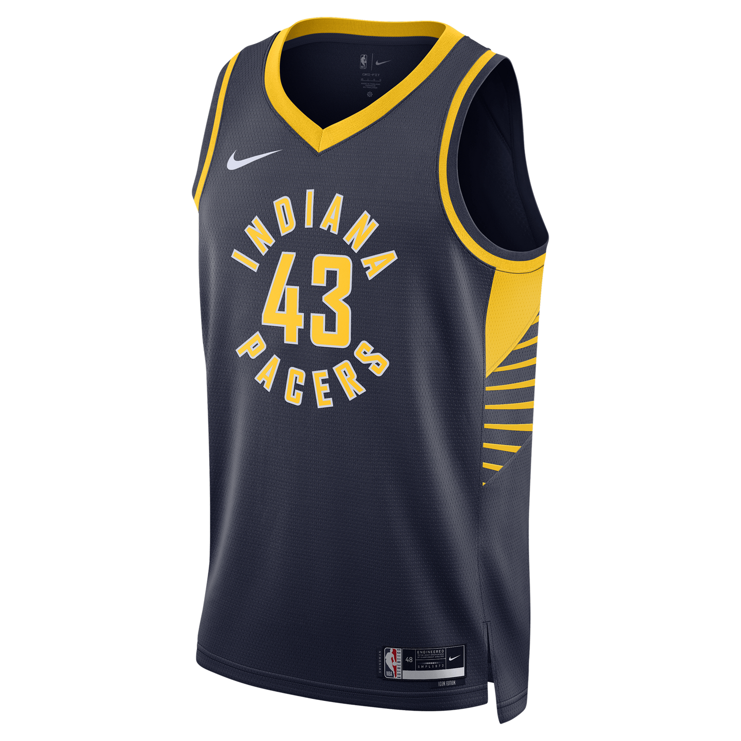 Unisex Indiana Pacers Pascal Siakam Nike Navy Swingman Jersey - Icon Edition