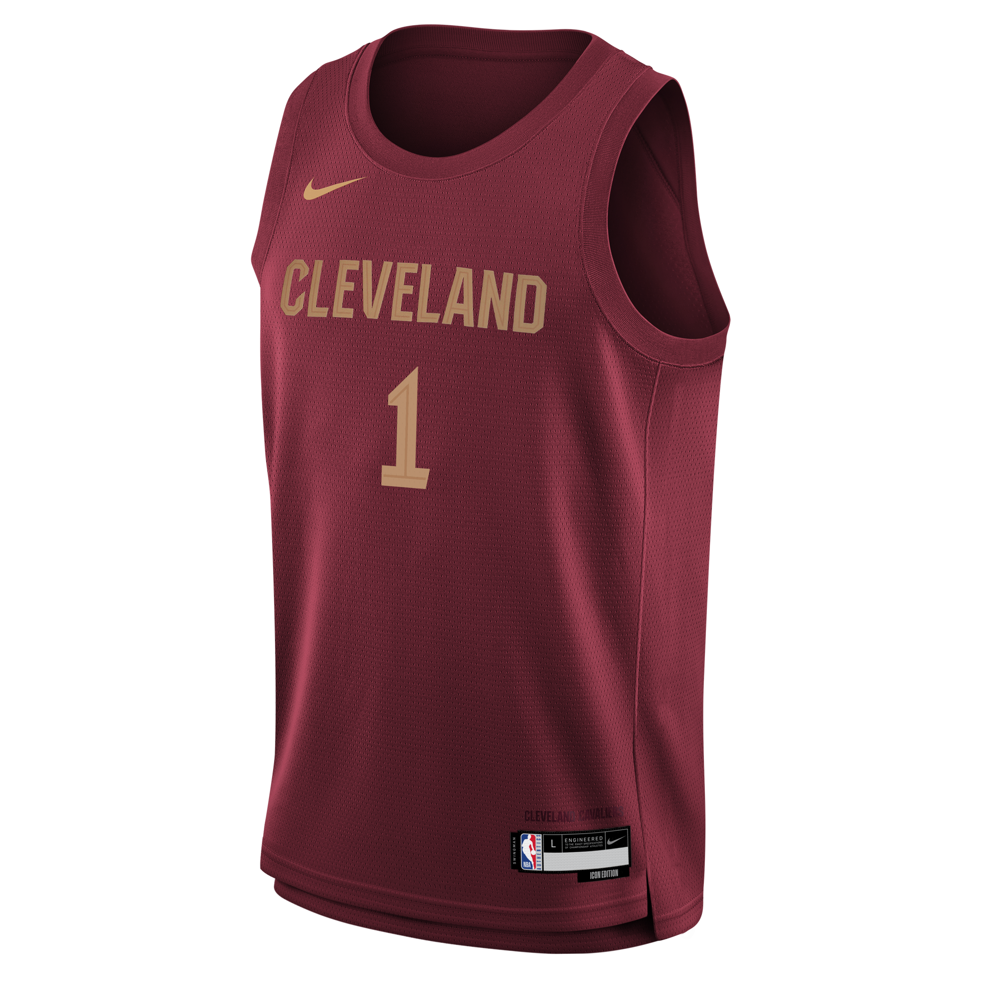 Youth Cleveland Cavaliers James Harden Nike Wine Swingman Jersey - Icon Edition
