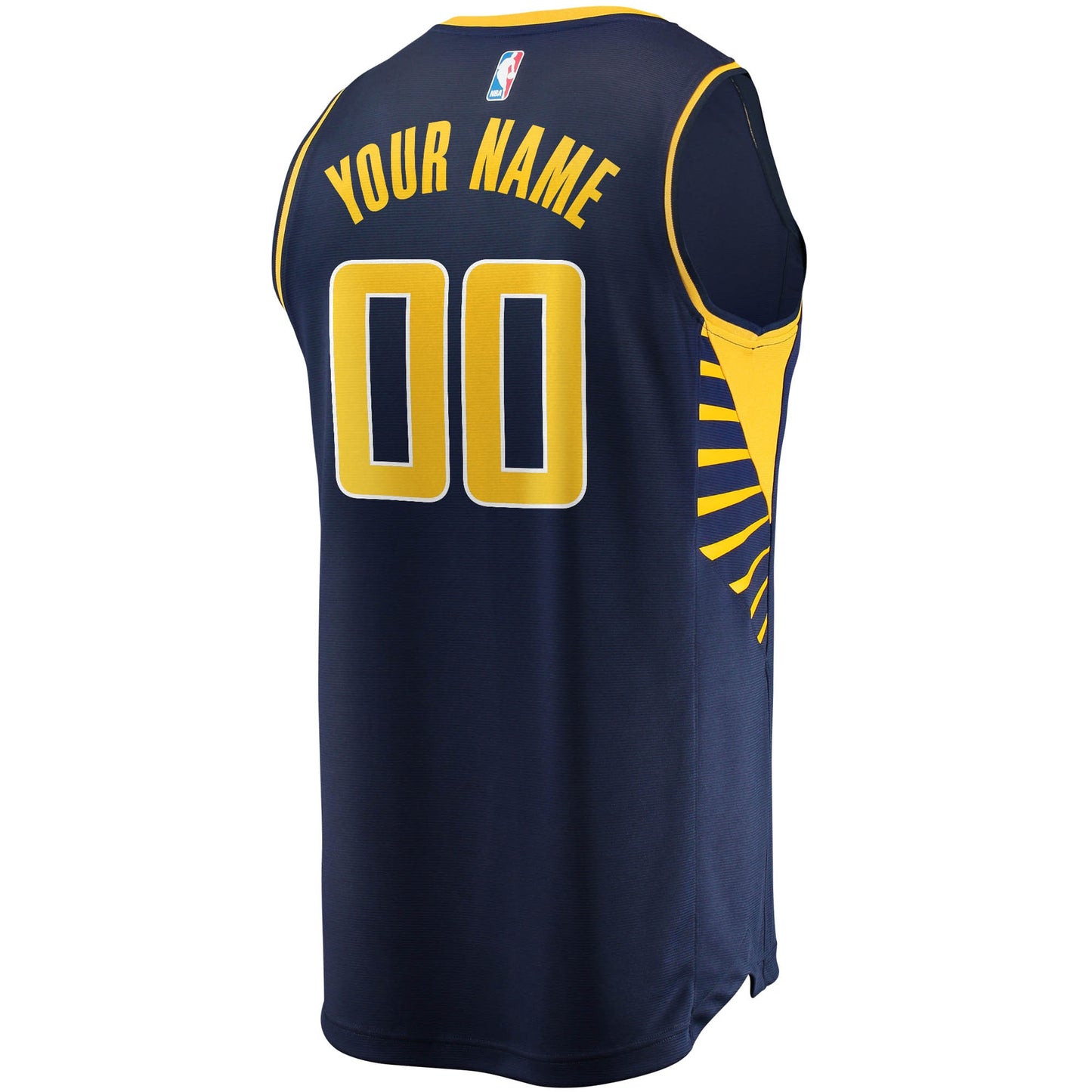 Youth Indiana Pacers Fanatics Navy Fast Break Custom Replica Jersey - Icon Edition