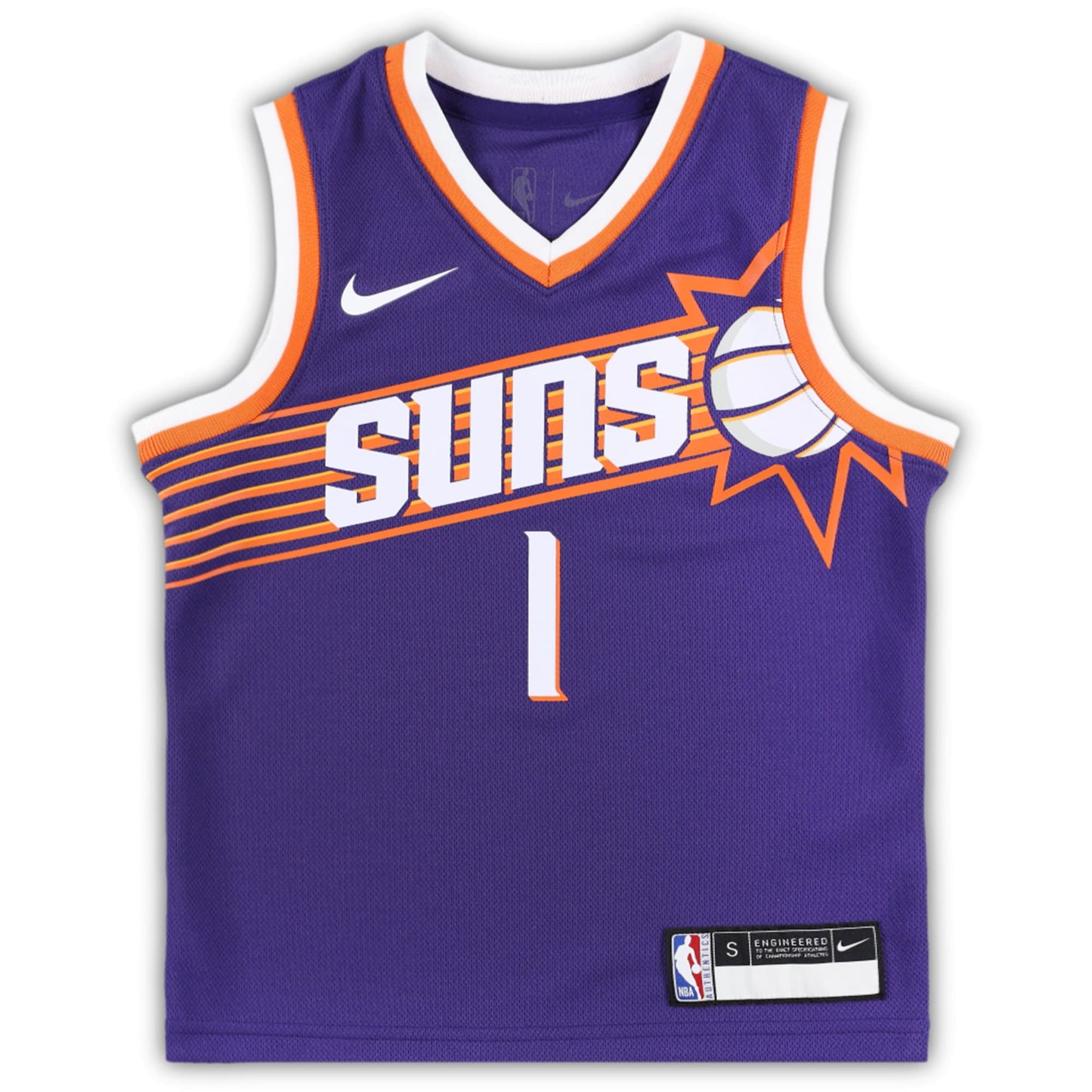 Preschool Phoenix Suns Devin Booker Nike Purple Swingman Player Jersey - Icon Edition