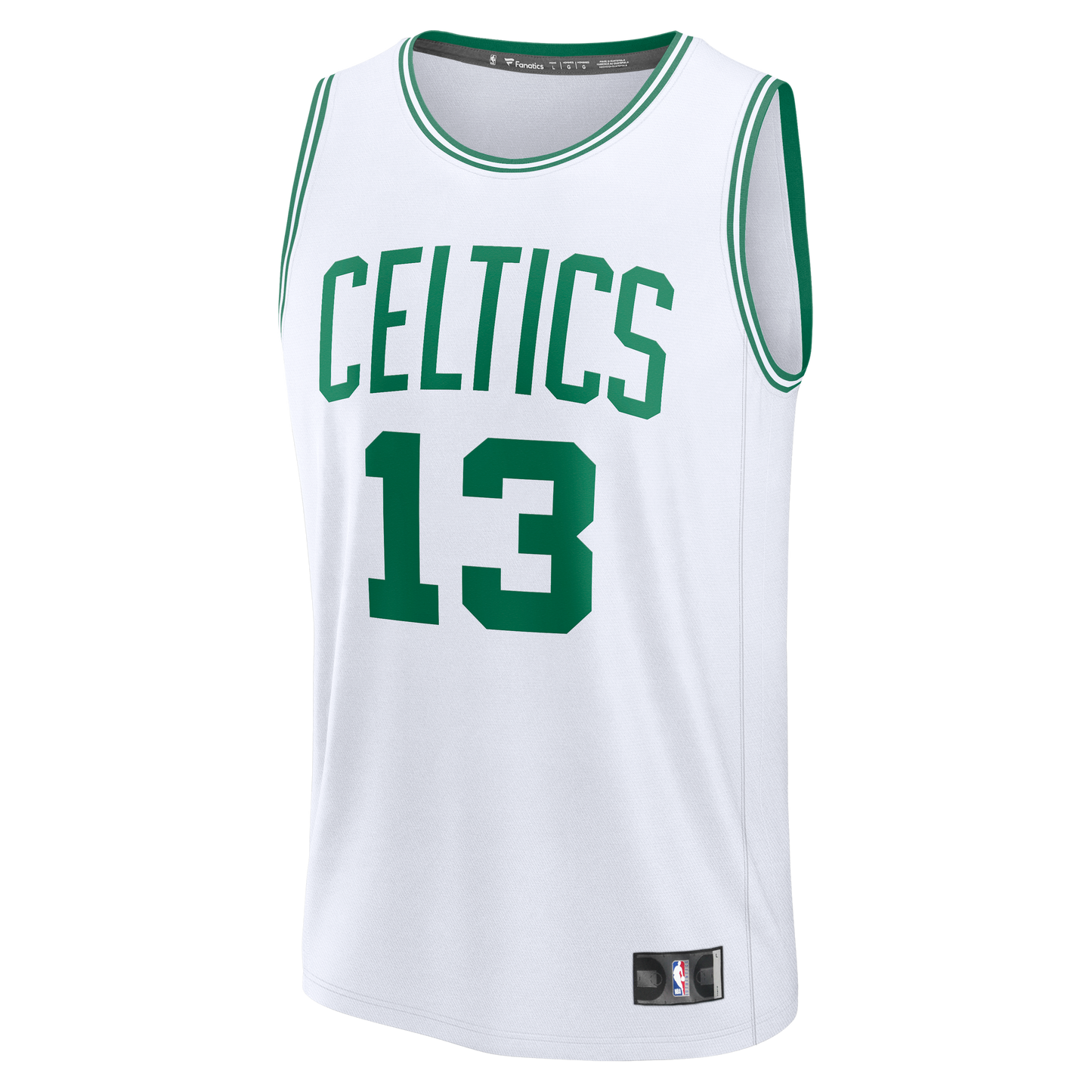 Men's Boston Celtics Paul George Fanatics White Fast Break Replica Jersey - Association Edition