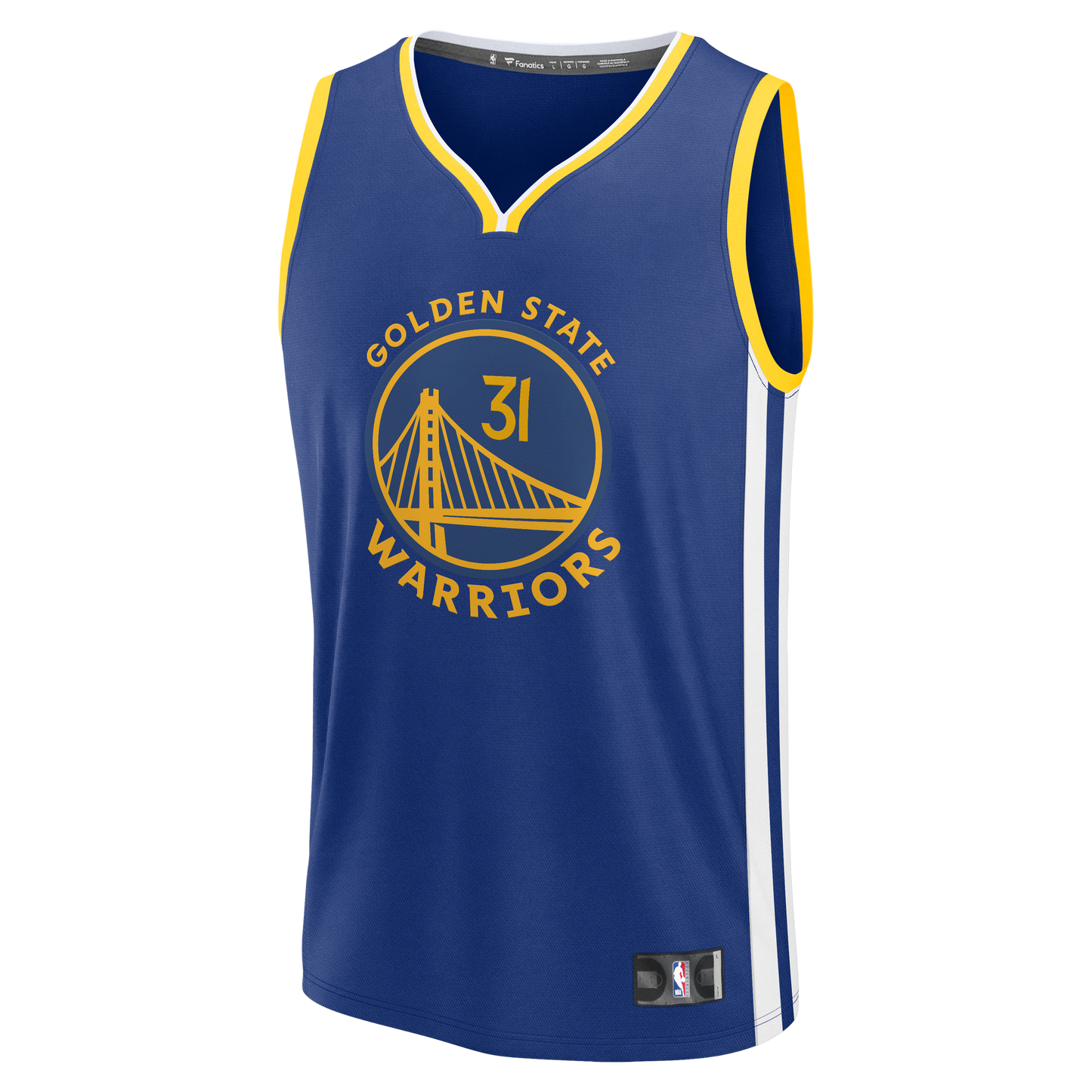 Men's Golden State Warriors Seth Curry Fanatics Blue Fast Break Replica Jersey - Icon Edition