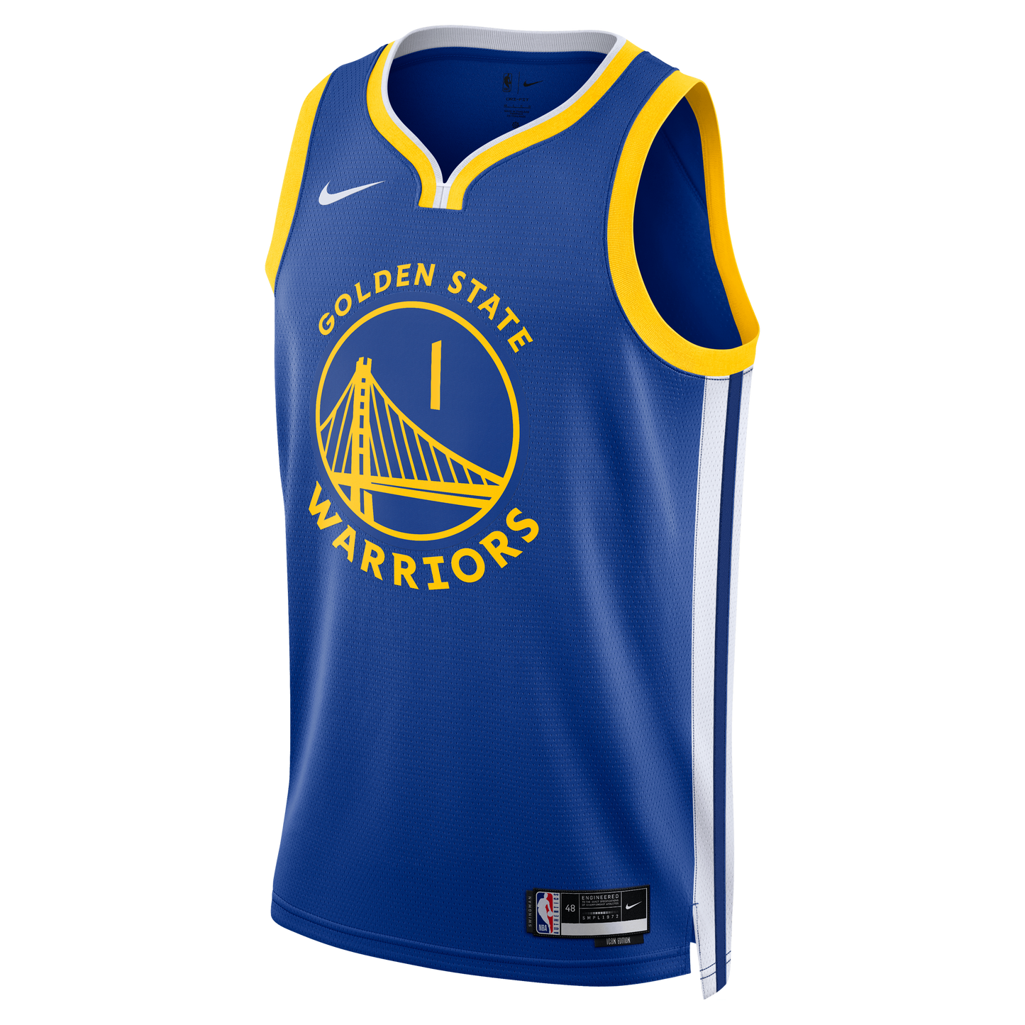 Youth Golden State Warriors Yaxel Lendeborg Nike Royal Swingman Jersey - Icon Edition