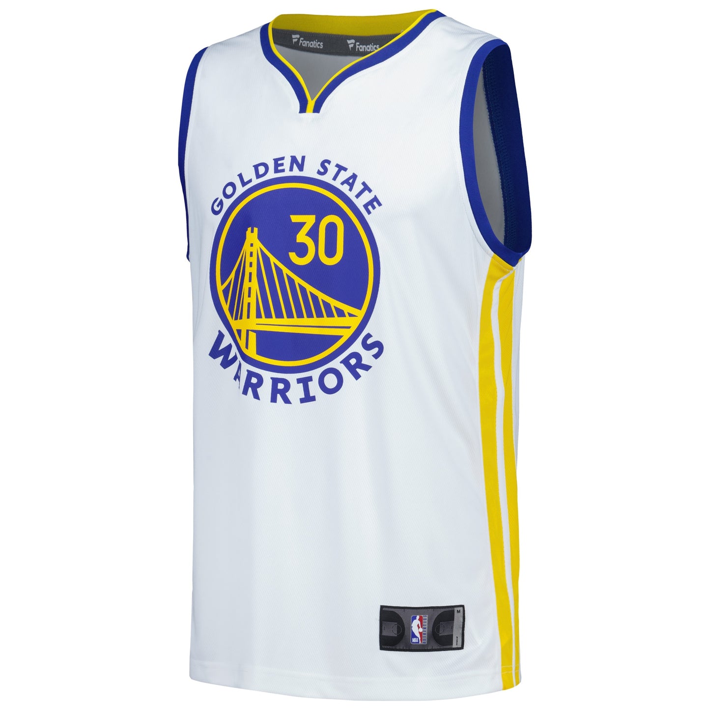 Men's Golden State Warriors Stephen Curry Fanatics White Fast Break Replica Player Jersey - Association Edition