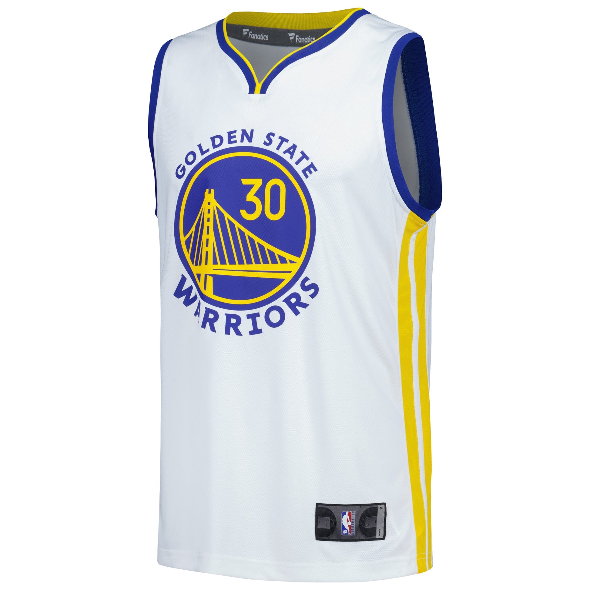 Men's Golden State Warriors Stephen Curry Fanatics White Fast Break Replica Player Jersey - Association Edition