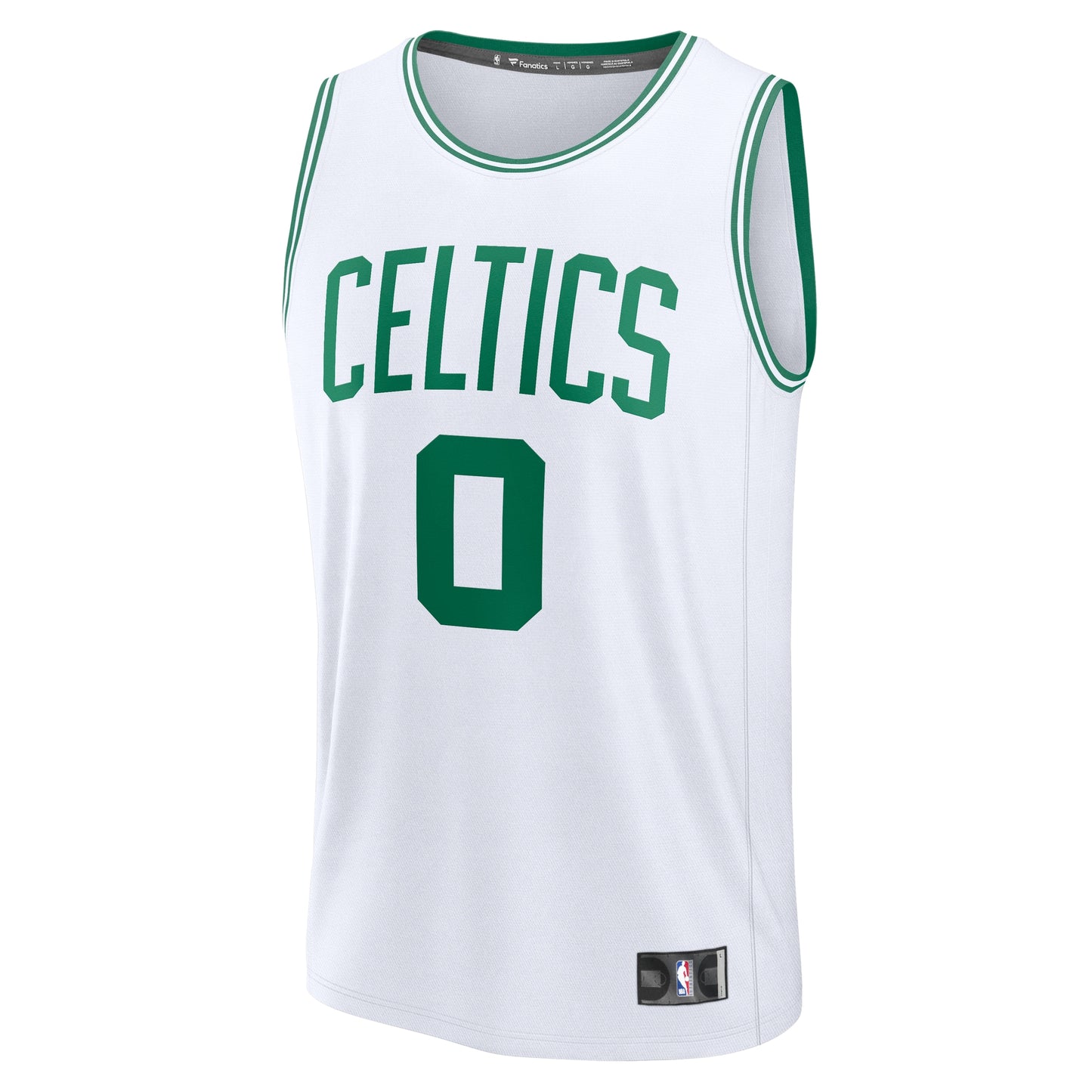 Youth Boston Celtics Jayson Tatum Fanatics White Fast Break Replica Player Jersey - Association Edition