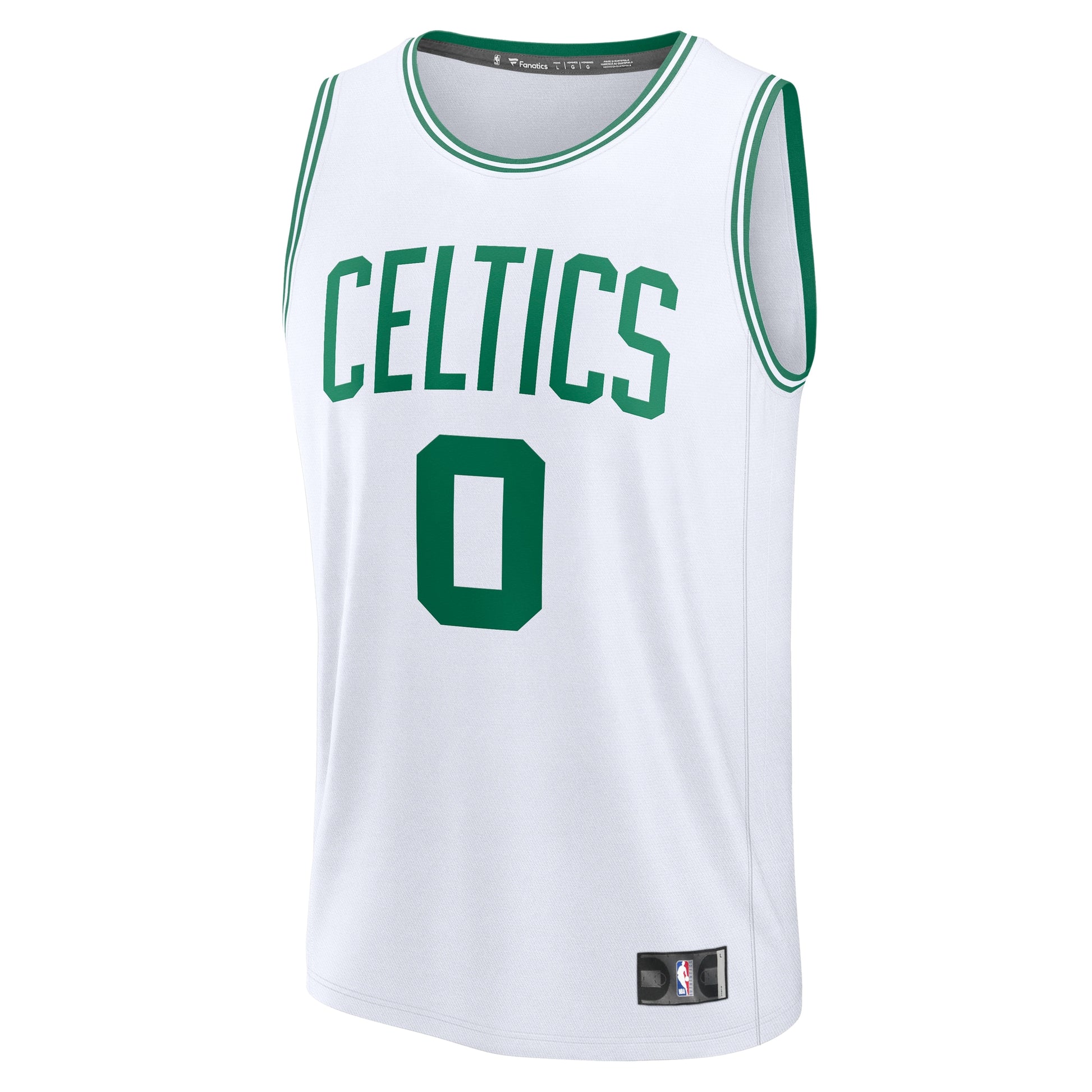 Youth Boston Celtics Jayson Tatum Fanatics White Fast Break Replica Player Jersey - Association Edition