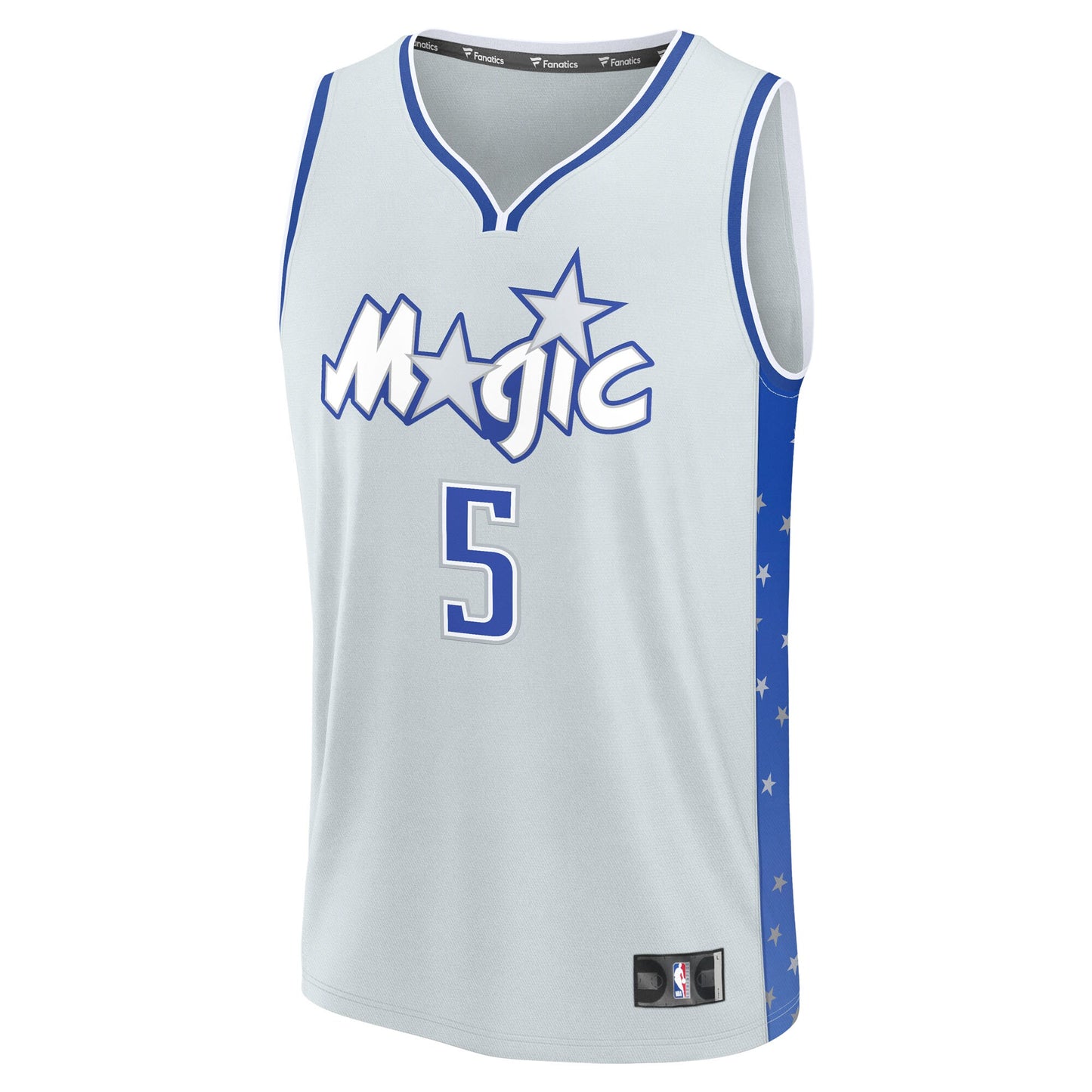 Youth Orlando Magic Paolo Banchero Fanatics Silver 2025/26 City Edition Fast Break Jersey