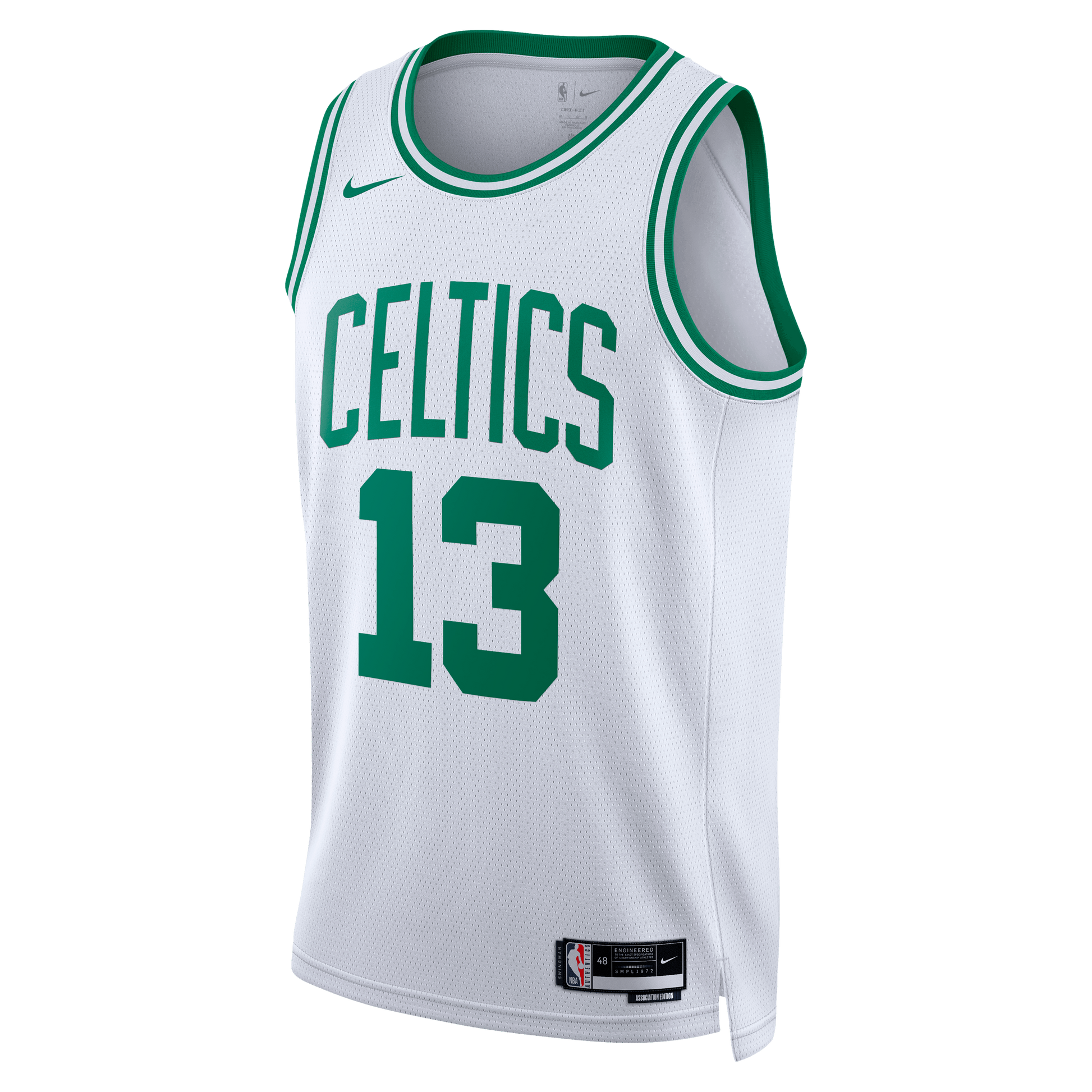 Unisex Boston Celtics Paul George Nike White Swingman Jersey - Association Edition