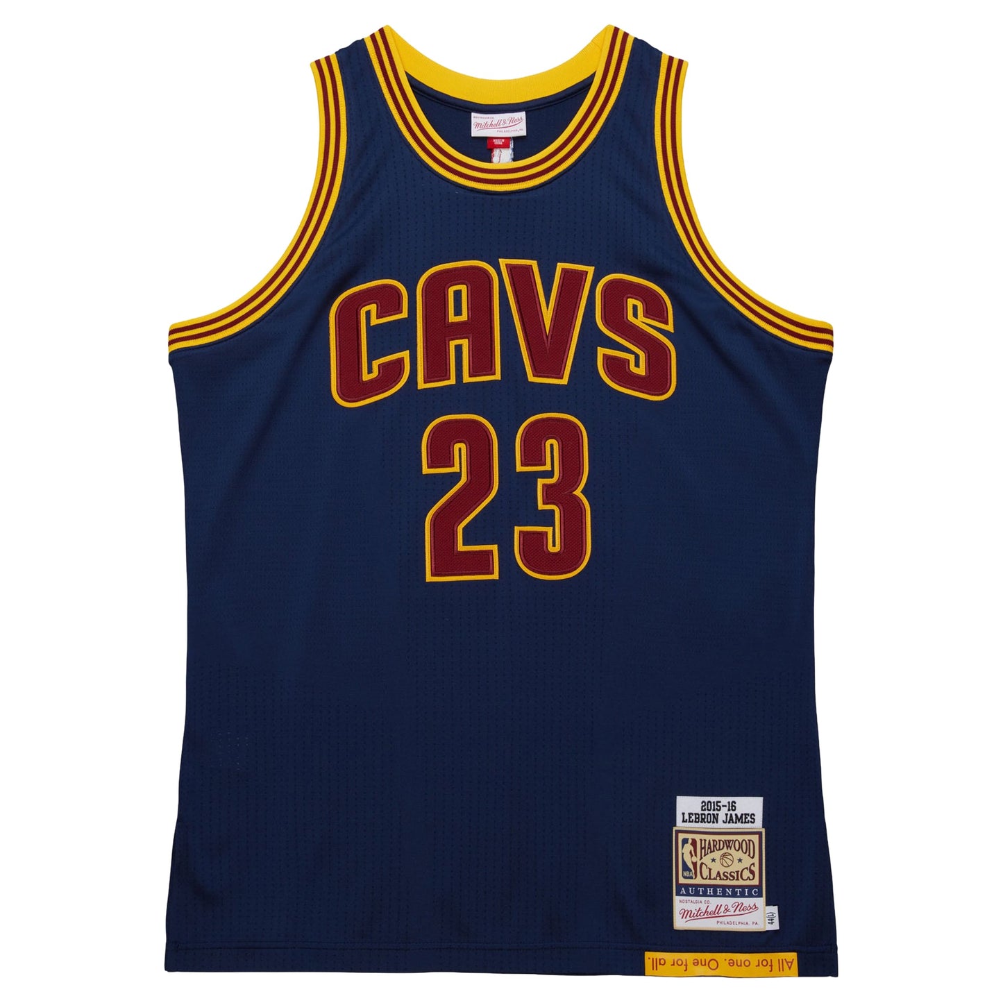 Men's Cleveland Cavaliers LeBron James Mitchell & Ness Navy Big & Tall 2015/16 Swingman Jersey