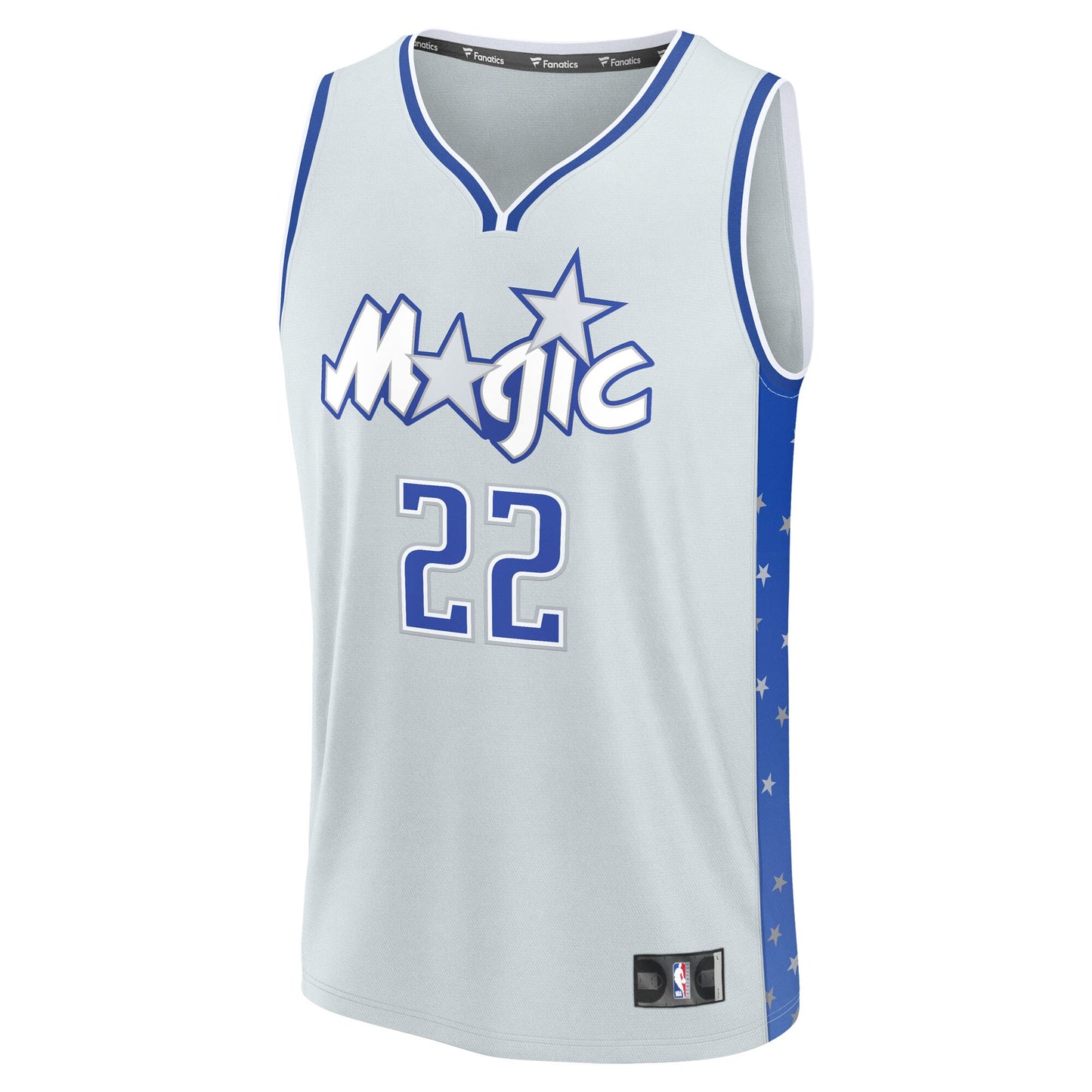 Men's Orlando Magic Franz Wagner Fanatics Silver 2025/26 City Edition Fast Break Jersey