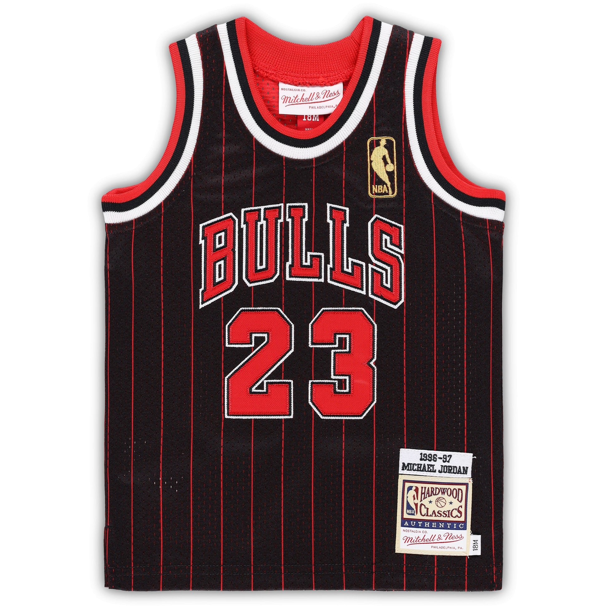 Infant Chicago Bulls Michael Jordan Mitchell & Ness Black 1996/97 Hardwood Classics Authentic Jersey