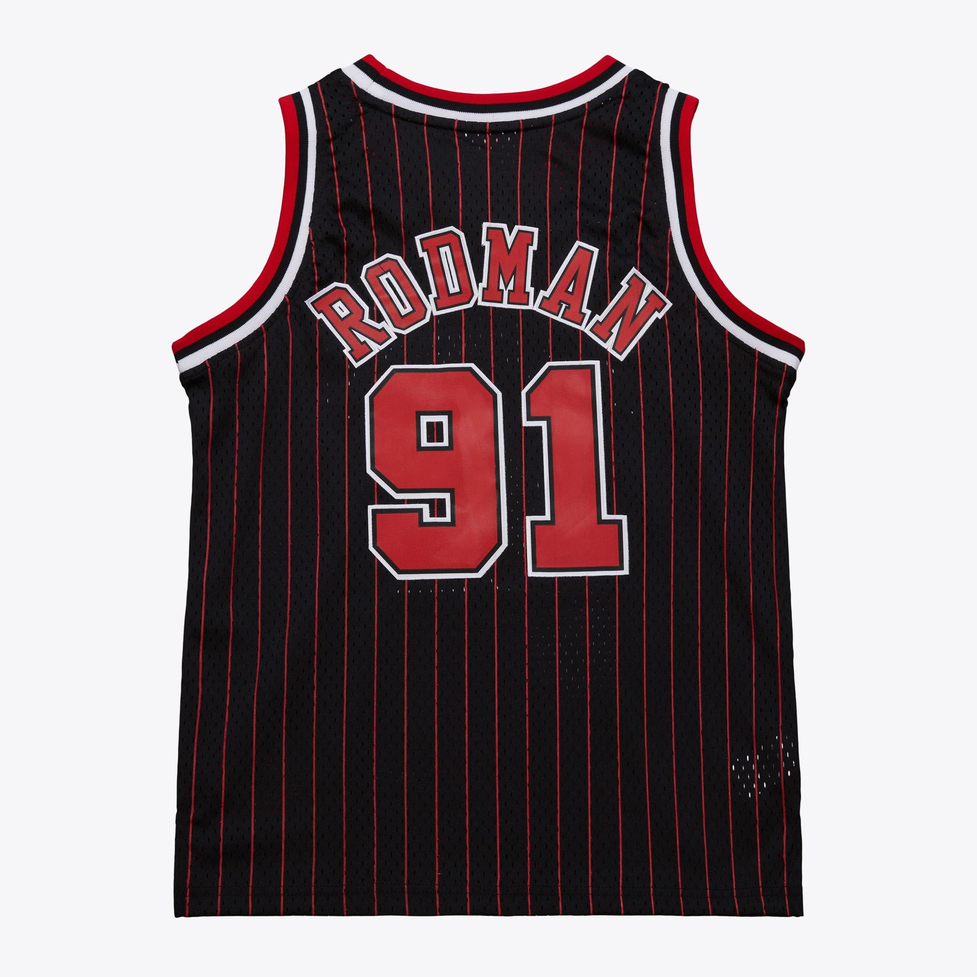 Youth Chicago Bulls Dennis Rodman Black 1995/96 Swingman Jersey