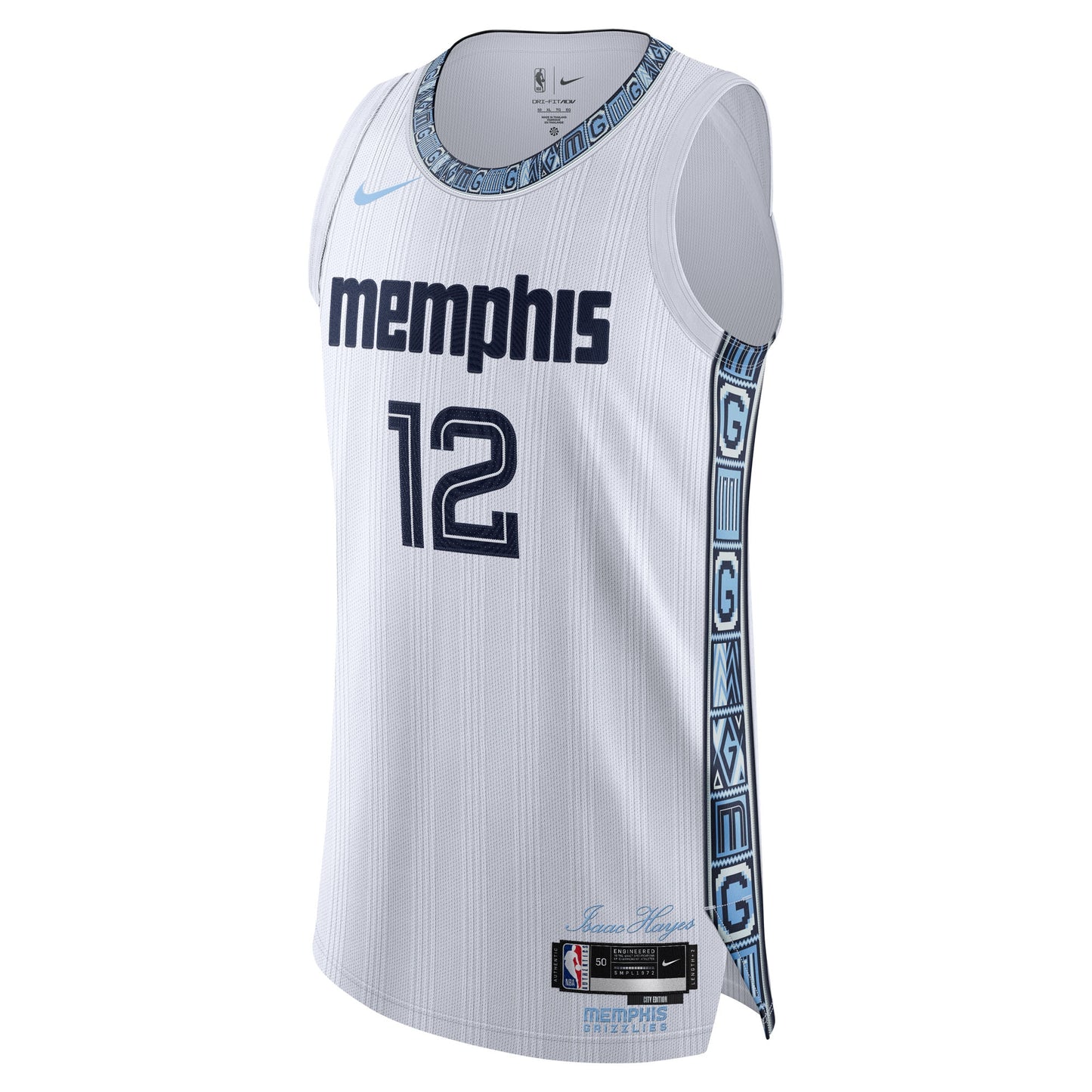 Unisex Memphis Grizzlies Ja Morant Nike White 2025/26 Authentic Jersey - City Edition