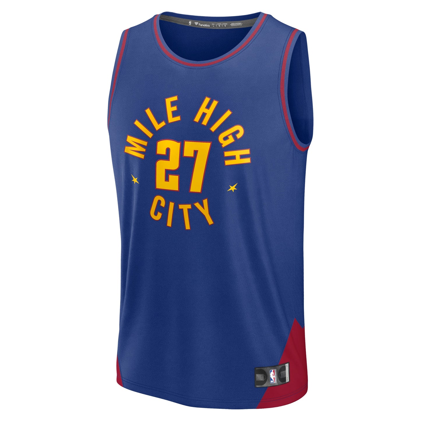 Men's Denver Nuggets Jamal Murray Fanatics Blue Fast Break Replica Player Jersey - Statement Edition