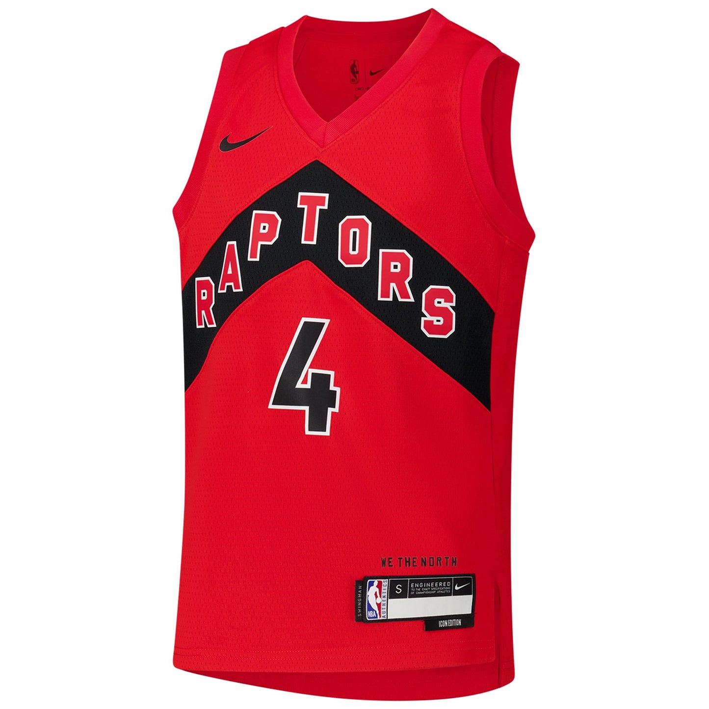 Youth Toronto Raptors Scottie Barnes Nike Red Swingman Jersey - Icon Edition