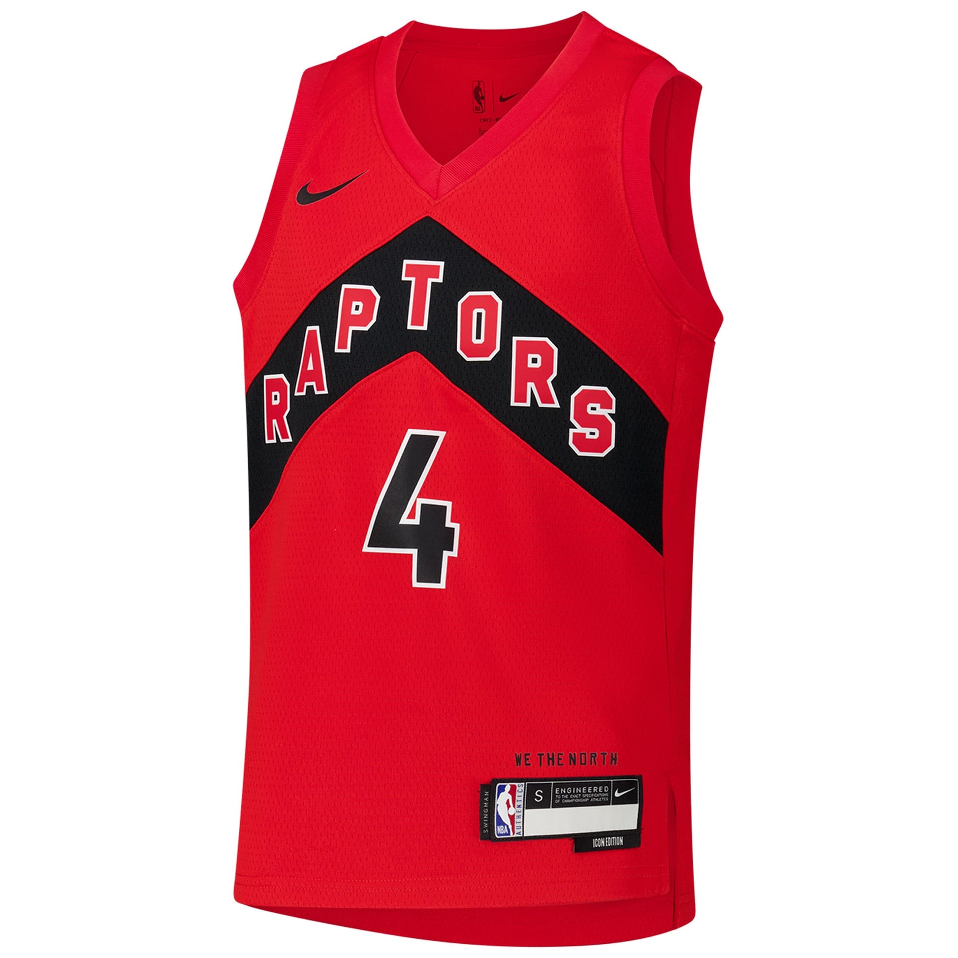 Youth Toronto Raptors Scottie Barnes Nike Red Swingman Jersey - Icon Edition