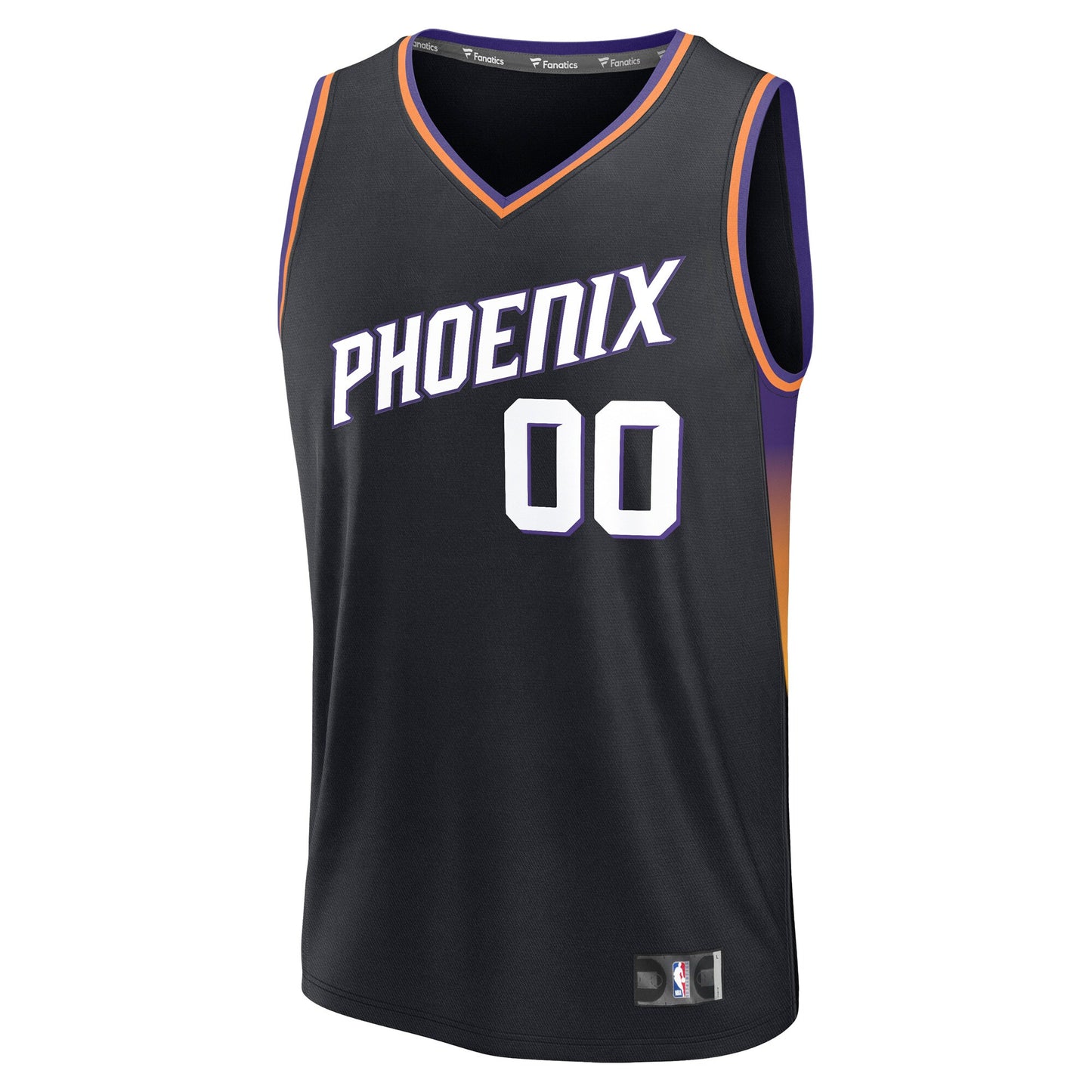 Youth Phoenix Suns Fanatics Black Fast Break Custom Jersey - Statement Edition